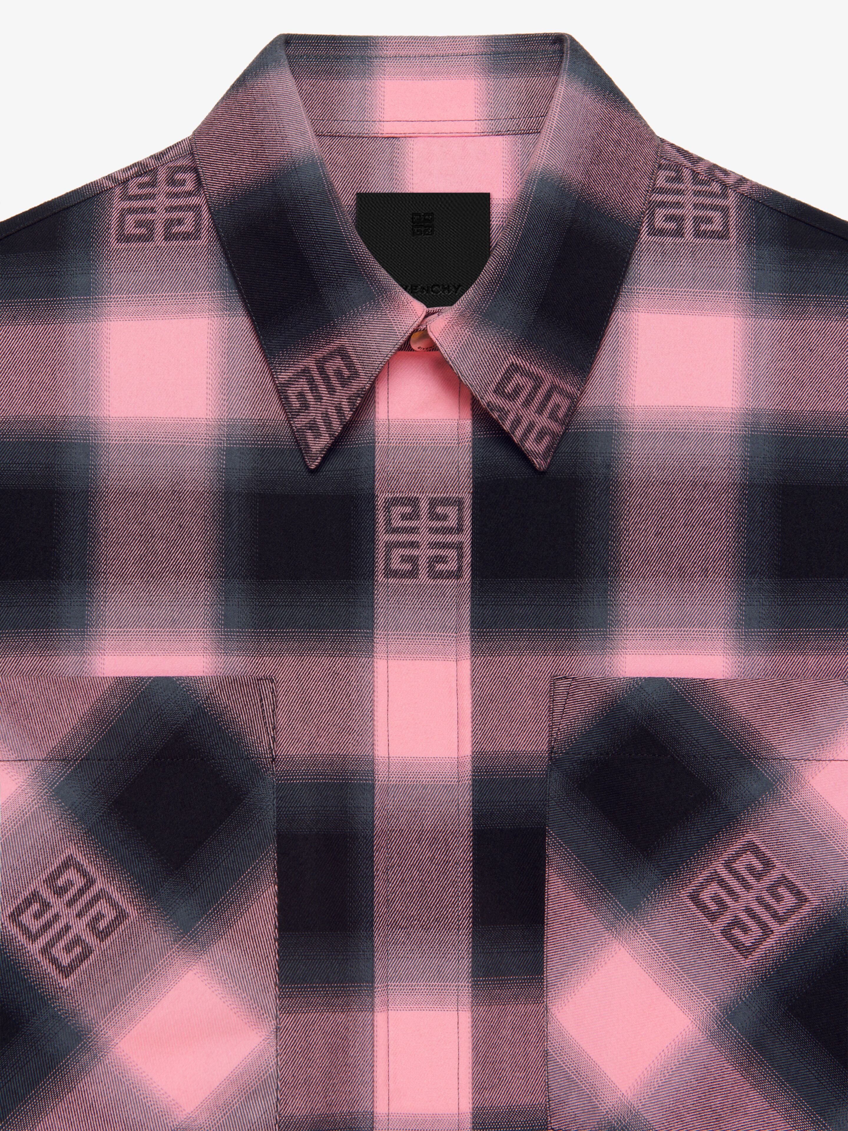 OVERSIZED SHIRT IN 4G CHECKED FLANNEL - 5