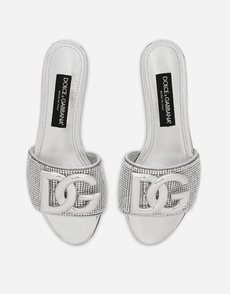 Crystal mesh sliders with DG logo - 4