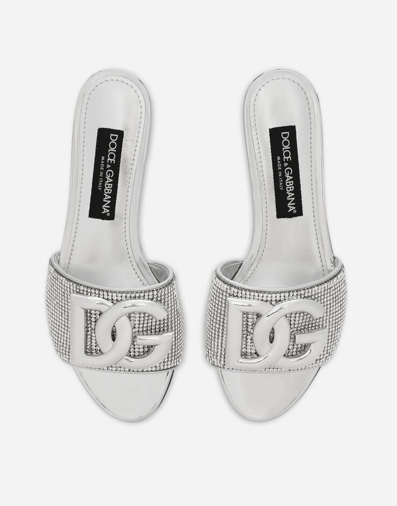 Crystal mesh sliders with DG logo 4
