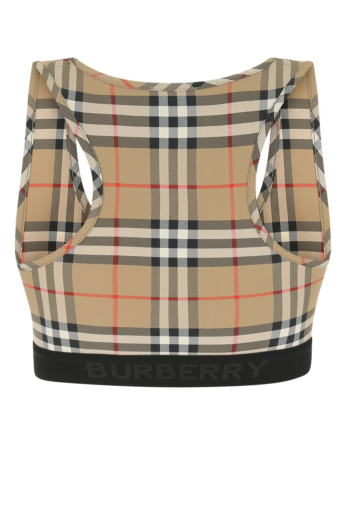 Printed stretch nylon top - 2