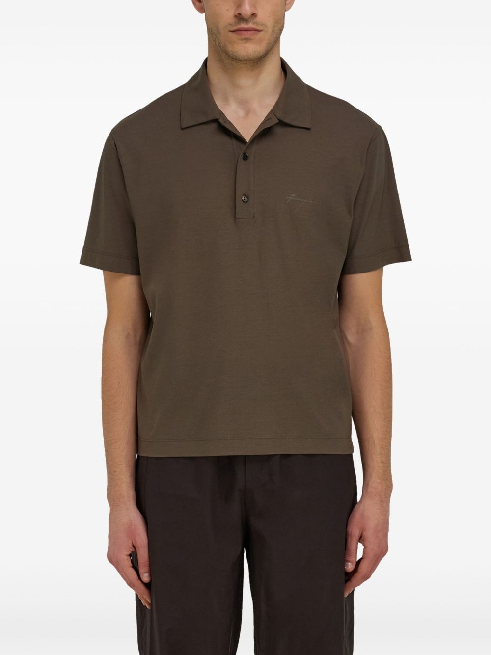signature cotton polo shirt - 3