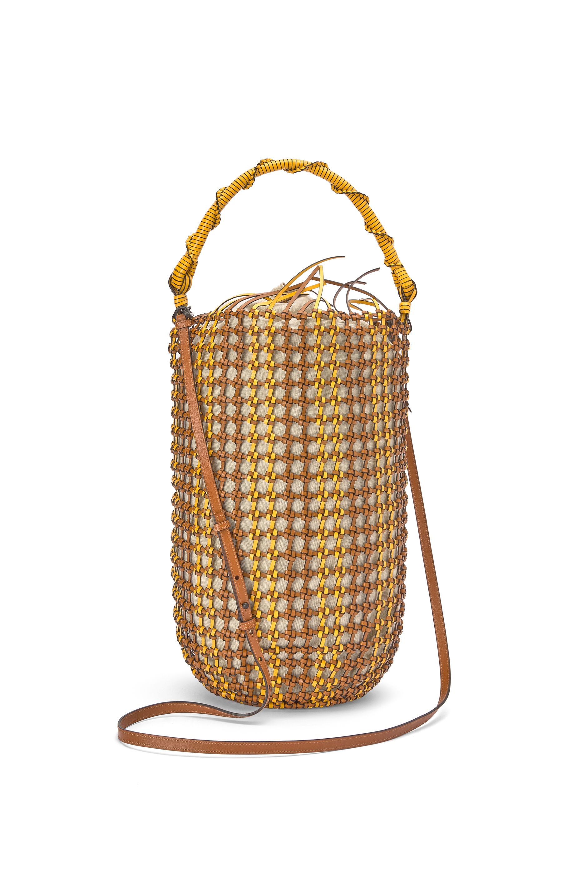 Bucket Mesh bag in calfskin - 2