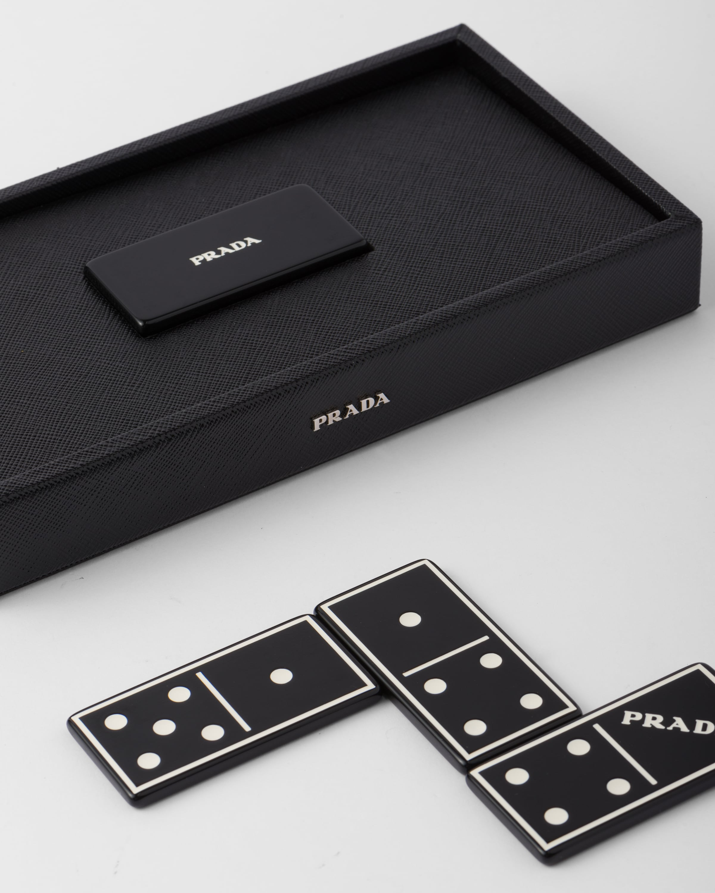 Saffiano leather Dominoes set - 2