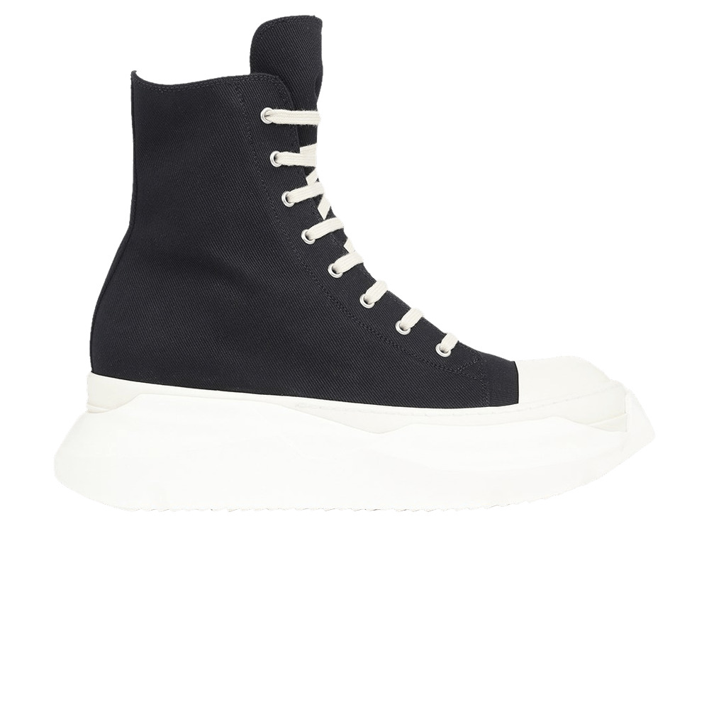 Rick Owens Wmns DRKSHDW Fogachine Cotton Denim Abstract High 'Black Milk' - 1