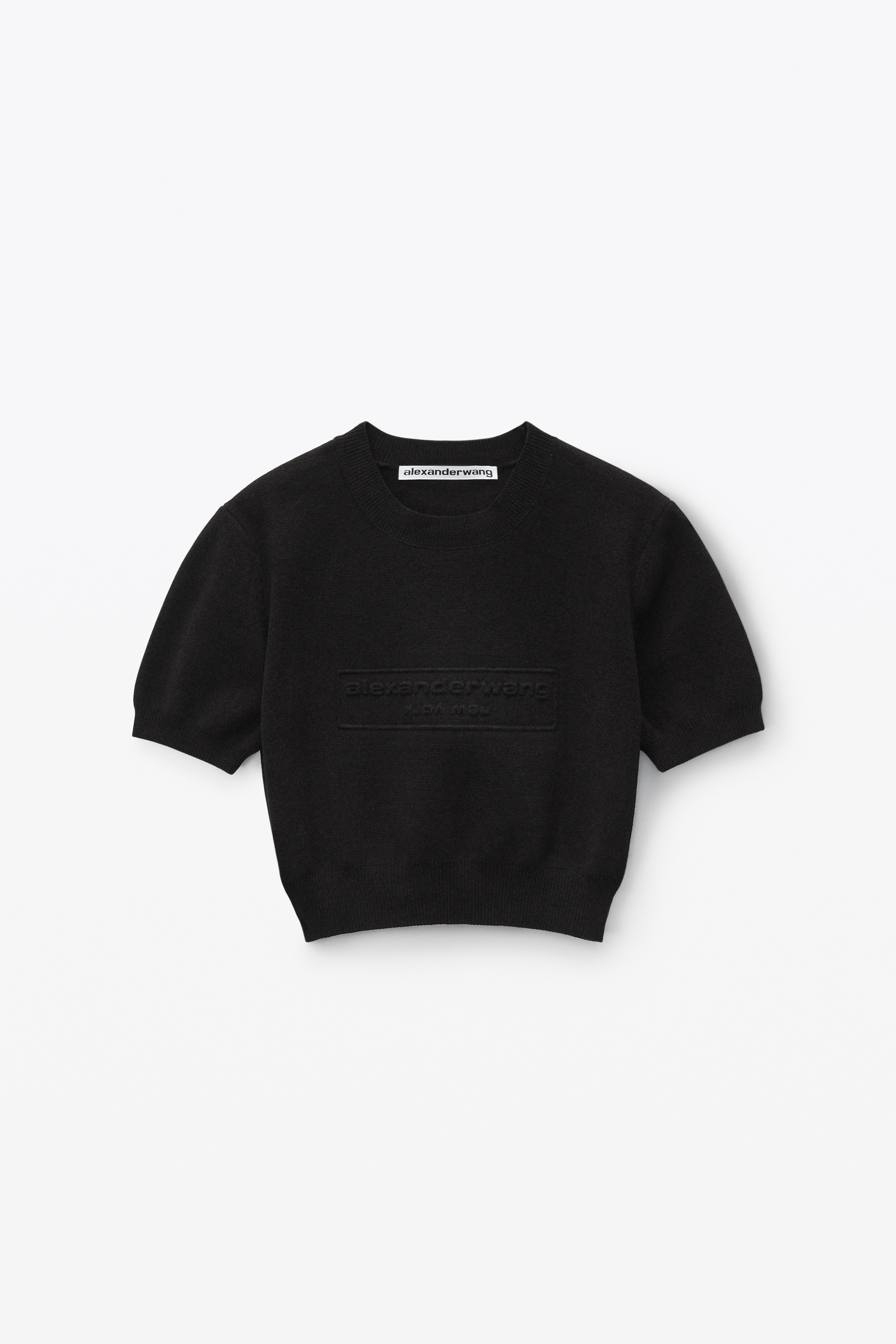 SWEATER TEE IN RIBBED CHENILLE - 1