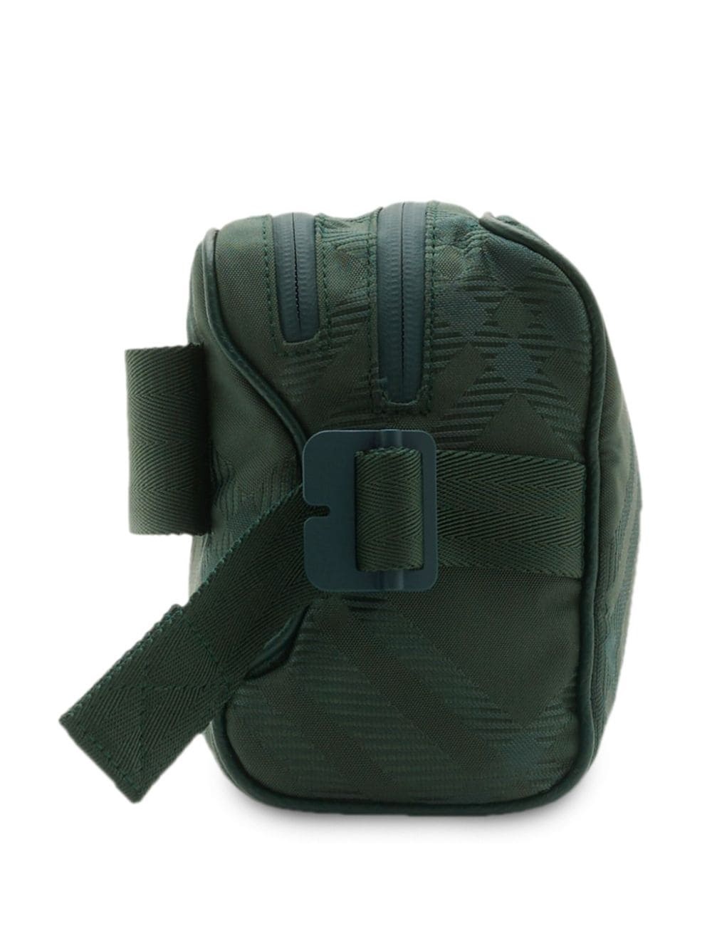check-jacquard belt bag - 3