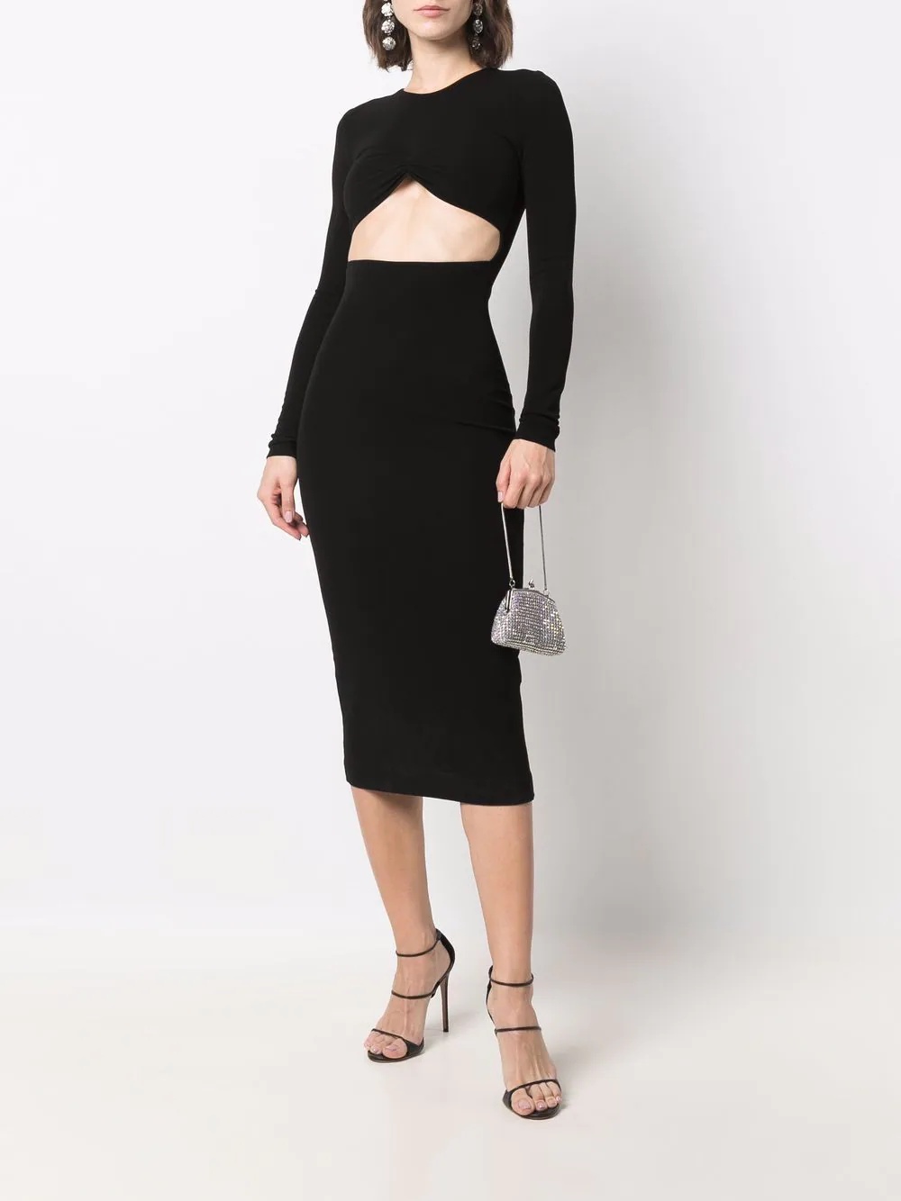 cut-out detail dress - 2
