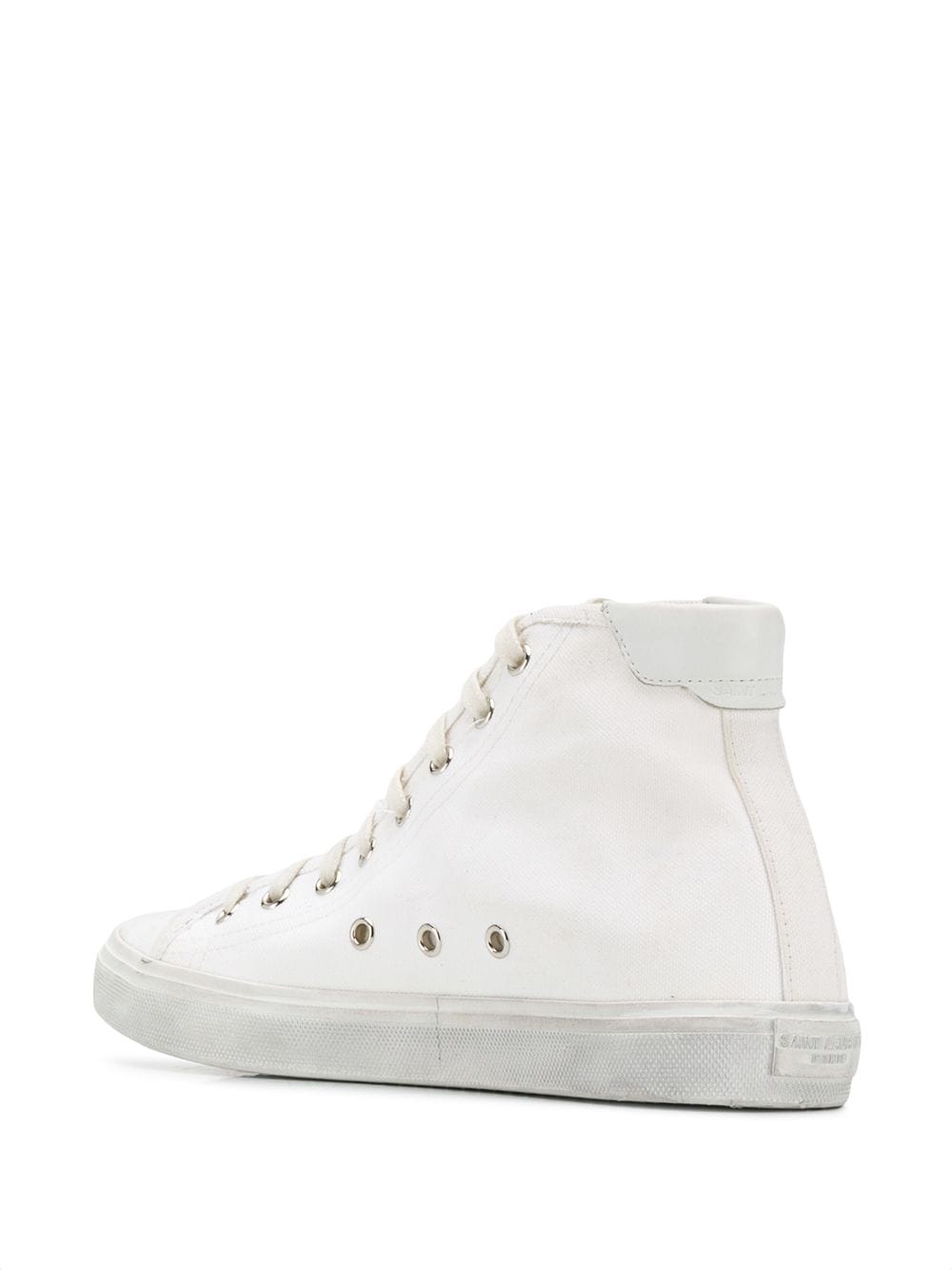 distressed effect high-top sneakers - 3