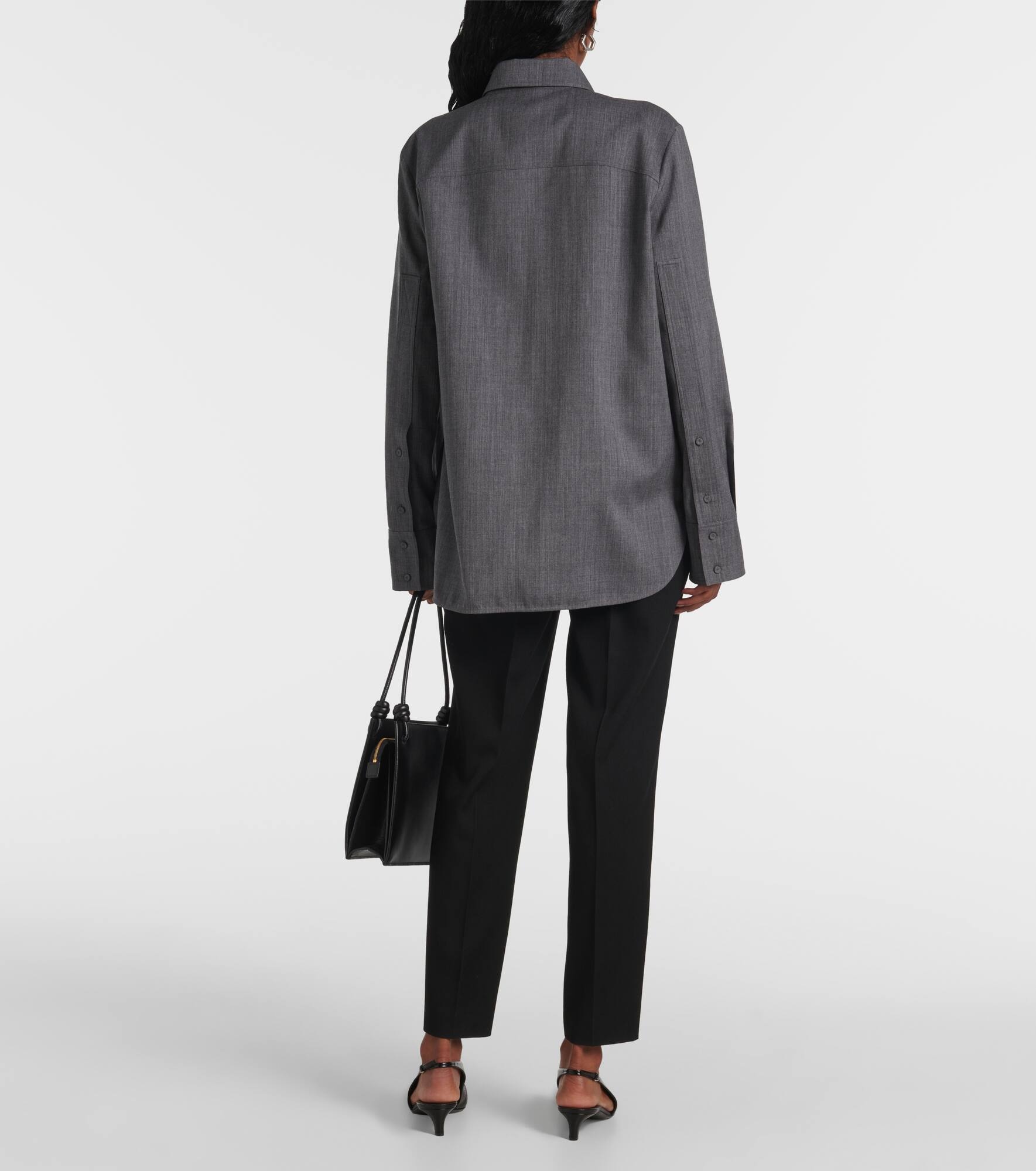 Belted wool shirt - 3