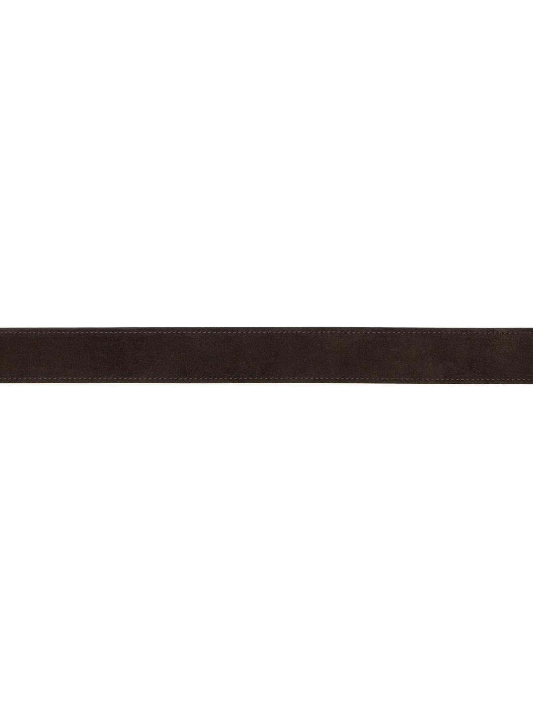 Brown Swirl Suede Belt - 2