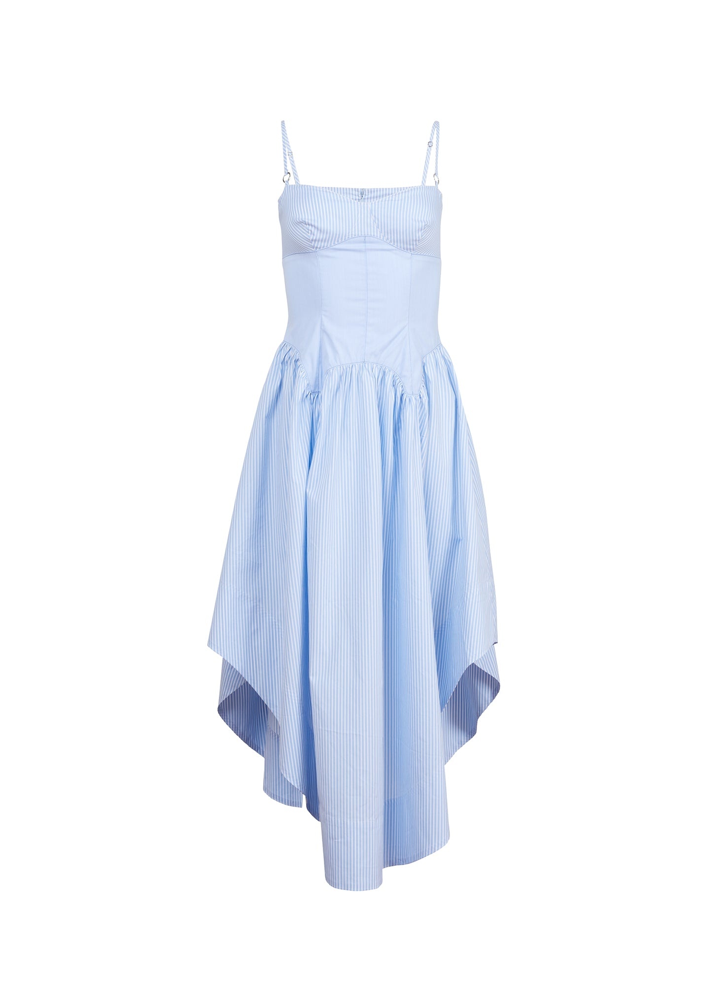 Poplin Cupped Midi Dress - 3