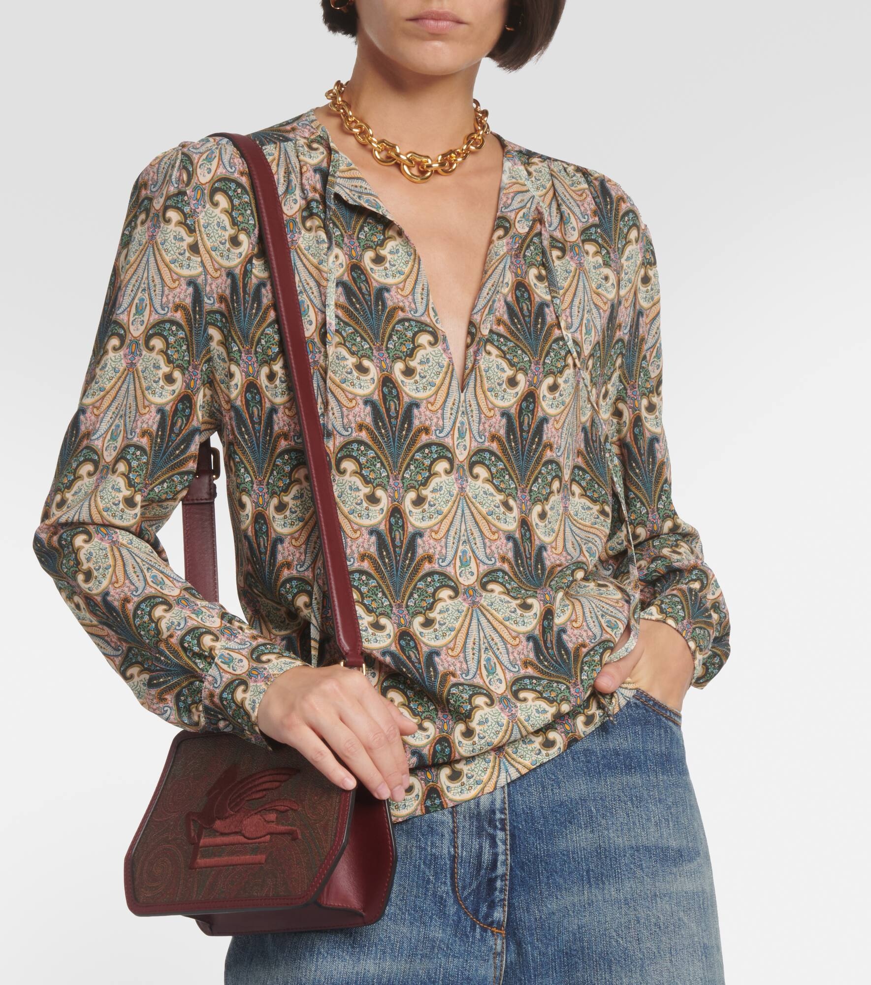 Printed blouse - 6