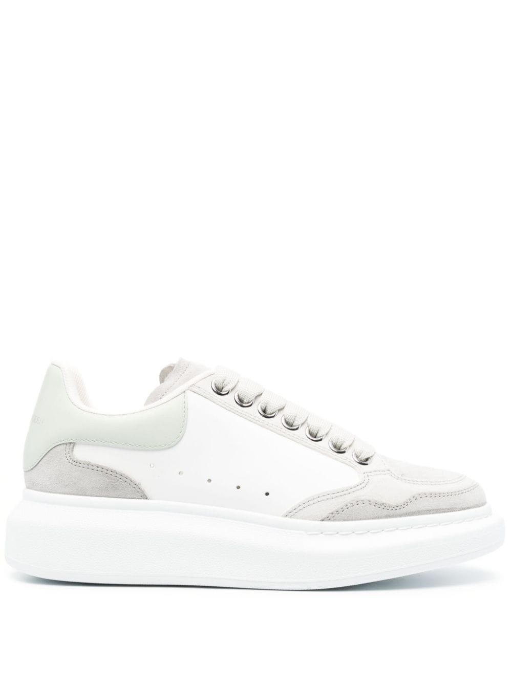 Larry panelled leather sneakers - 1