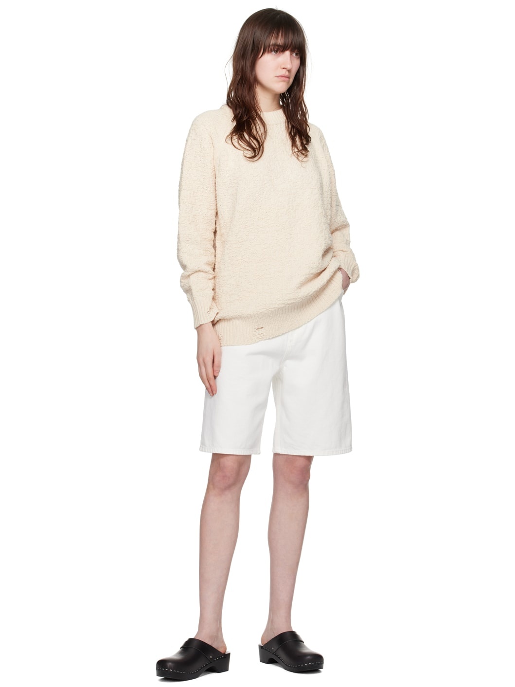 Beige Bud Sweater - 4