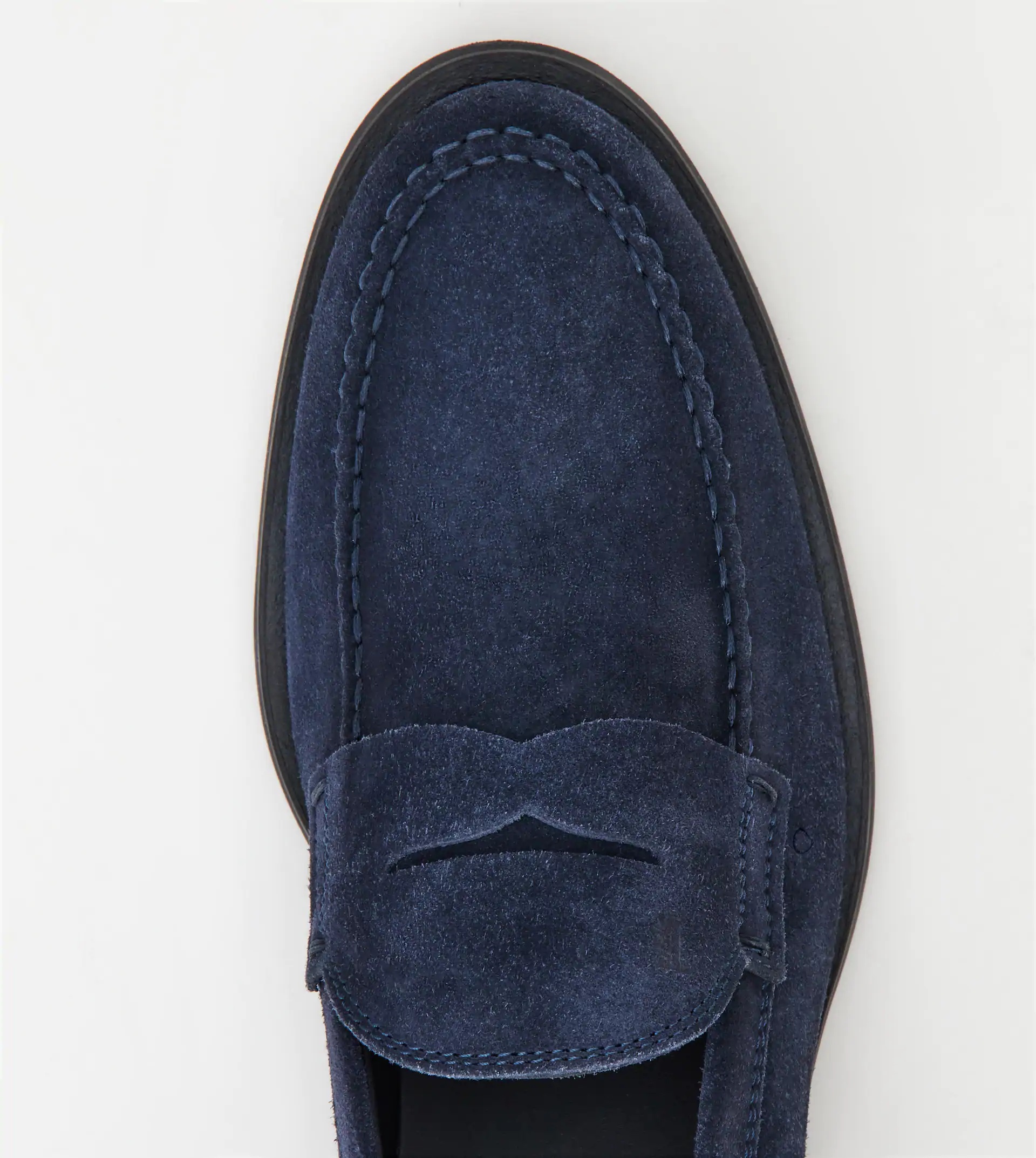 LOAFERS IN SUEDE - BLUE - 3