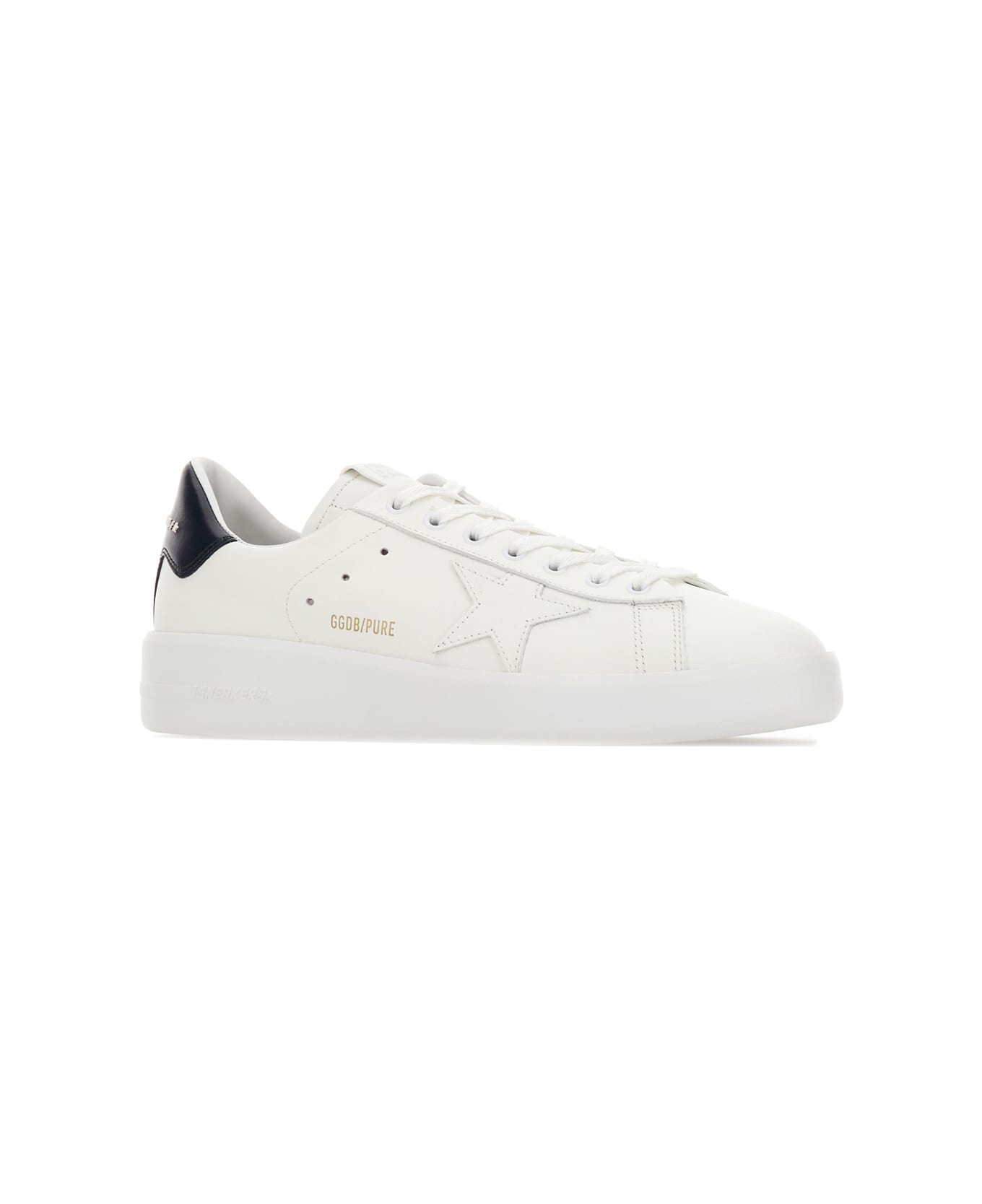 White Leather Pure Star Sneakers - 2
