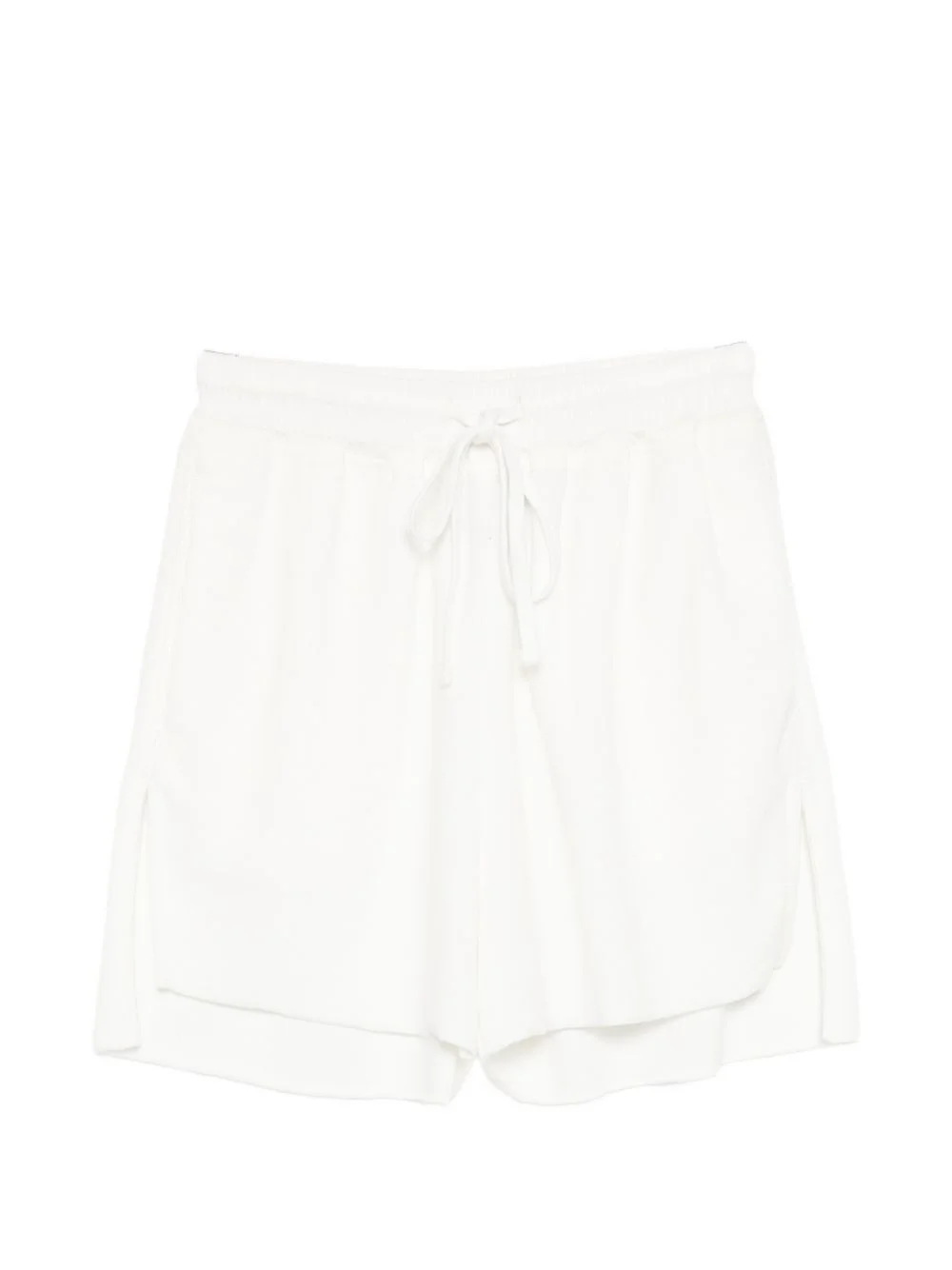 drawstring layered shorts - 1