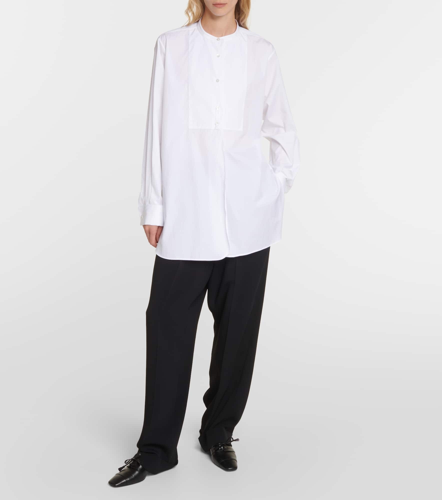 Amalia oversized cotton poplin shirt - 2