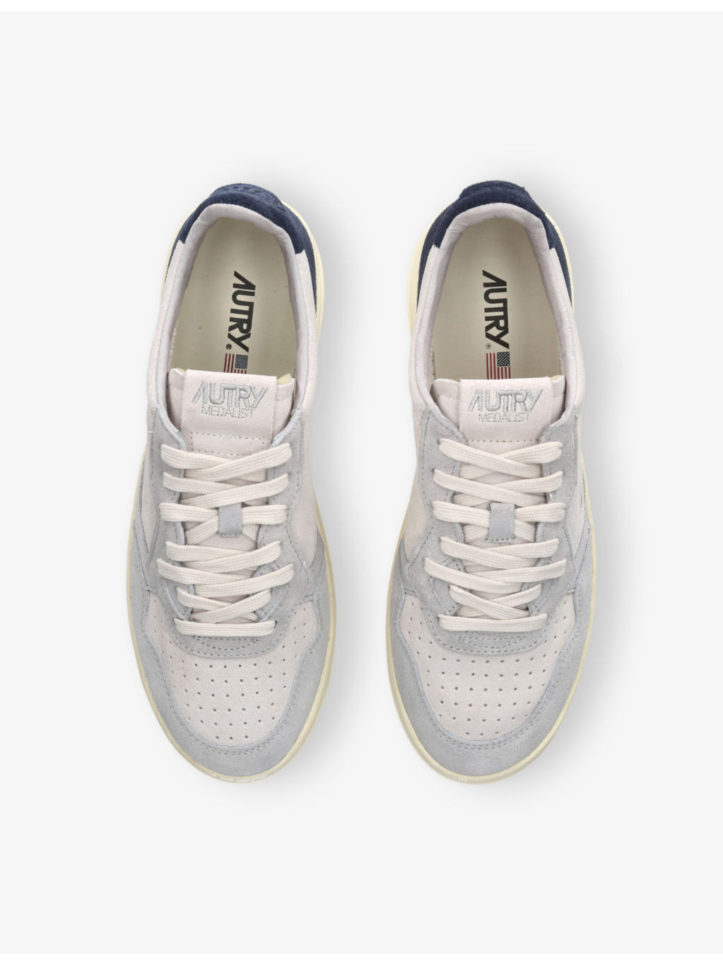 Medalist Tricolour Suede Low-Top Trainers - 2
