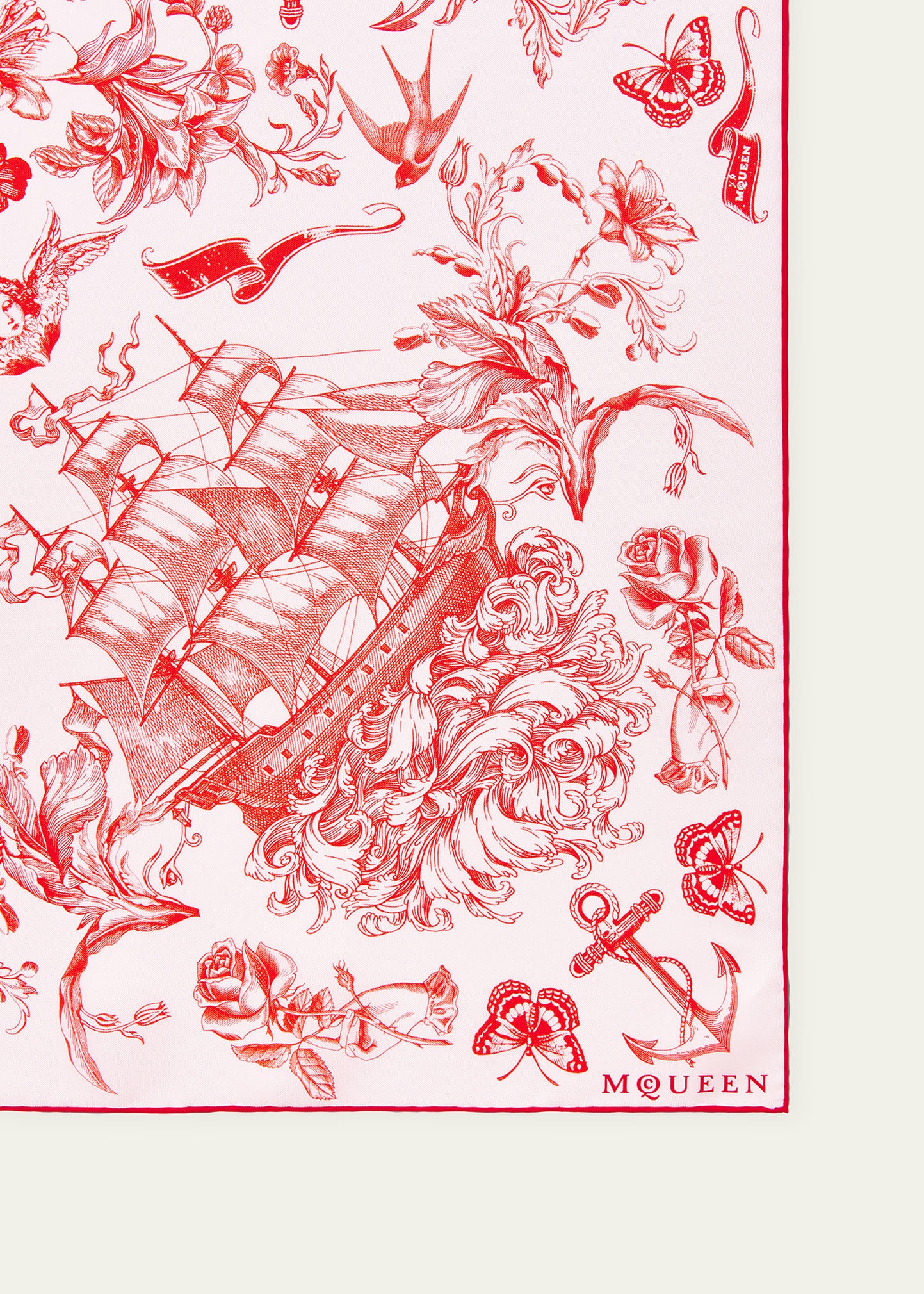 Sailor Tattoo Silk Scarf - 2