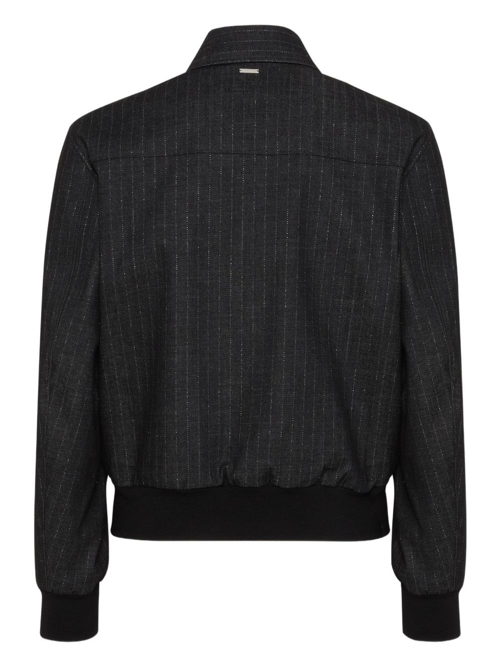 striped bomber jacket - 2
