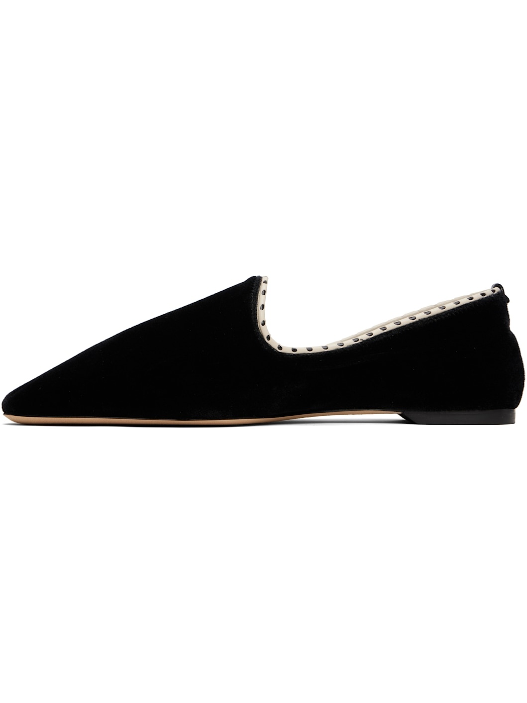Black Velvet Venetian Slippers - 3