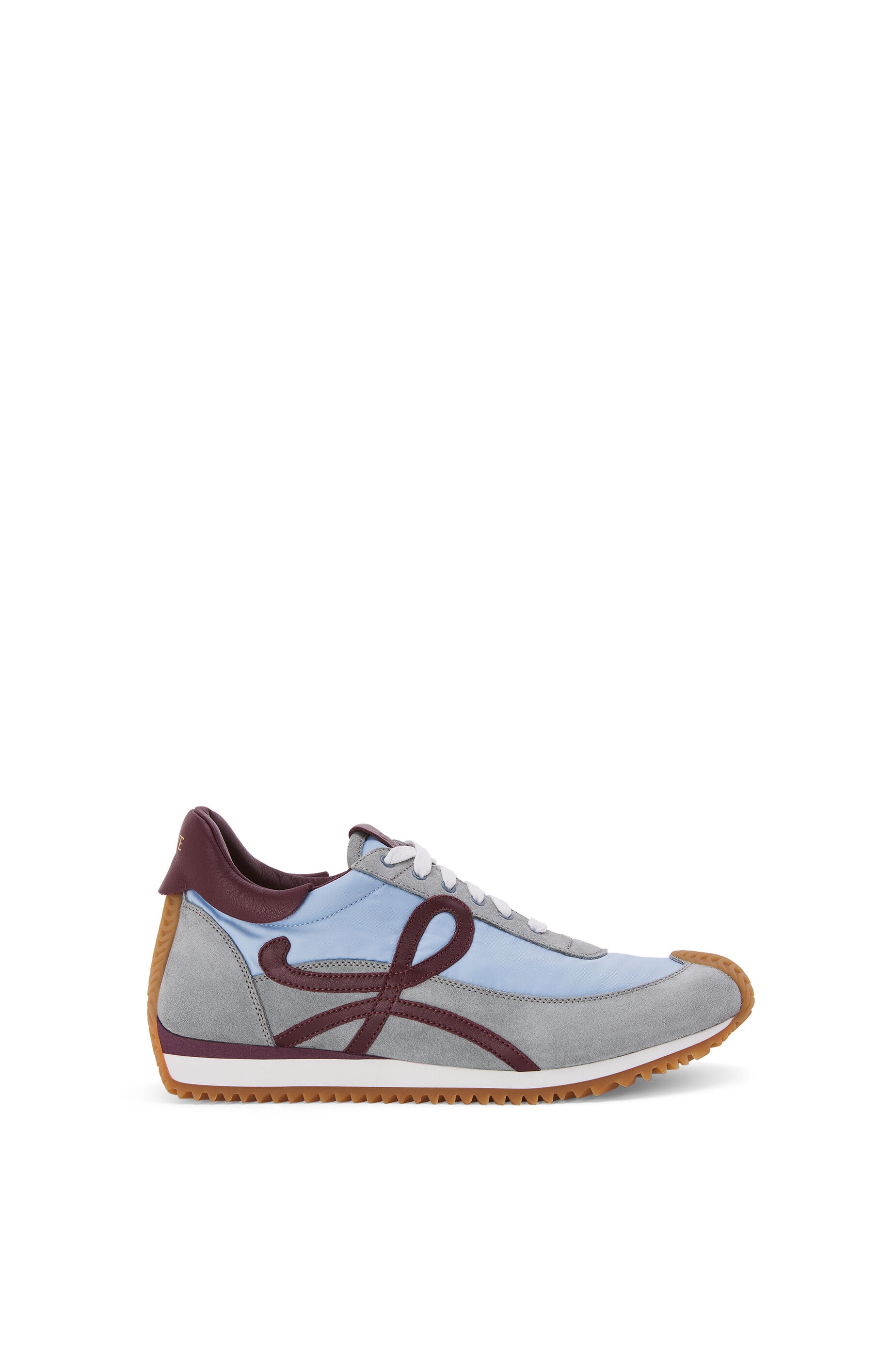 Flow runner in nylon and suede - 1