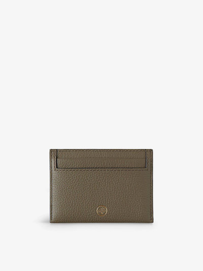 Mulberry Continental brand-debossed leather card holder outlook