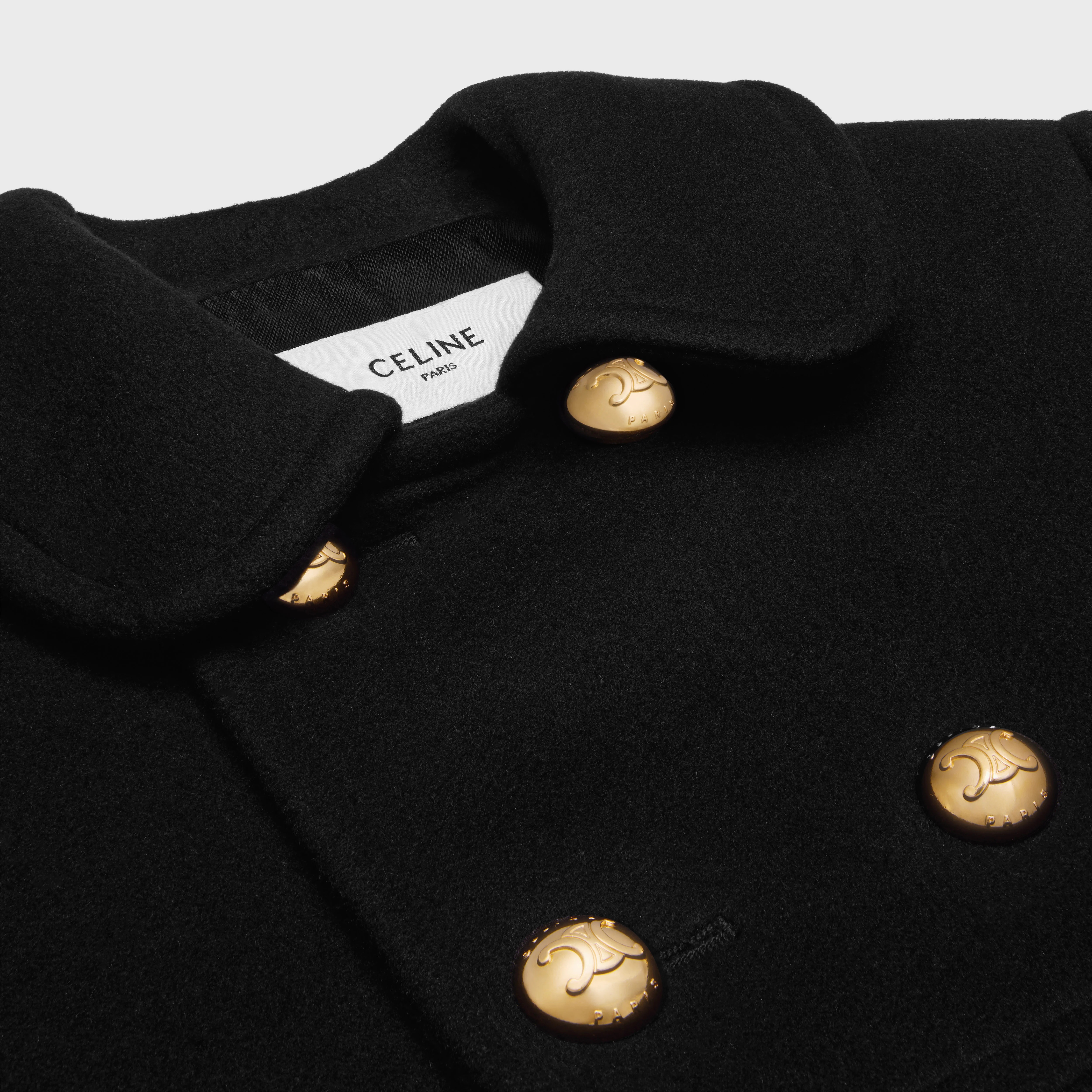 関税込 Celine VICTORINE COAT IN IN DOUBLE FACED CASHMERE CELINE Victorine coat in in double faced cashmere | REVERSIBLE
