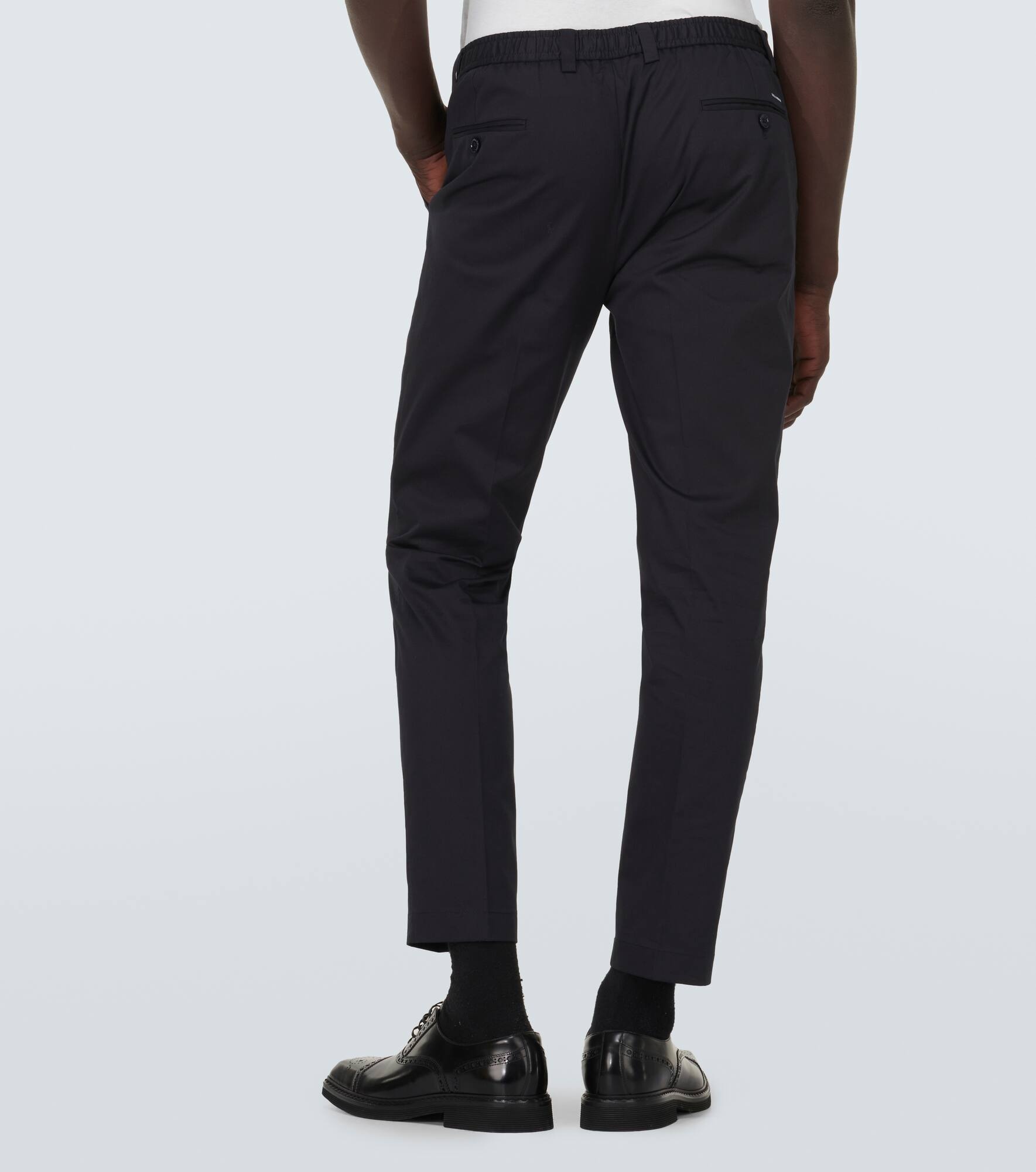Cotton-blend suit pants - 4