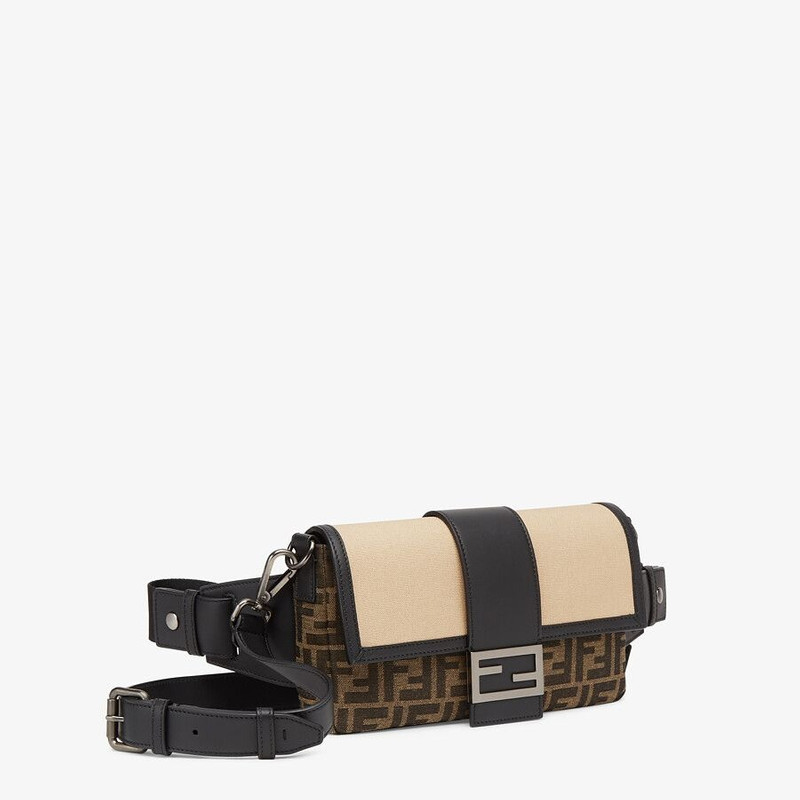 FENDI Brown fabric bag outlook