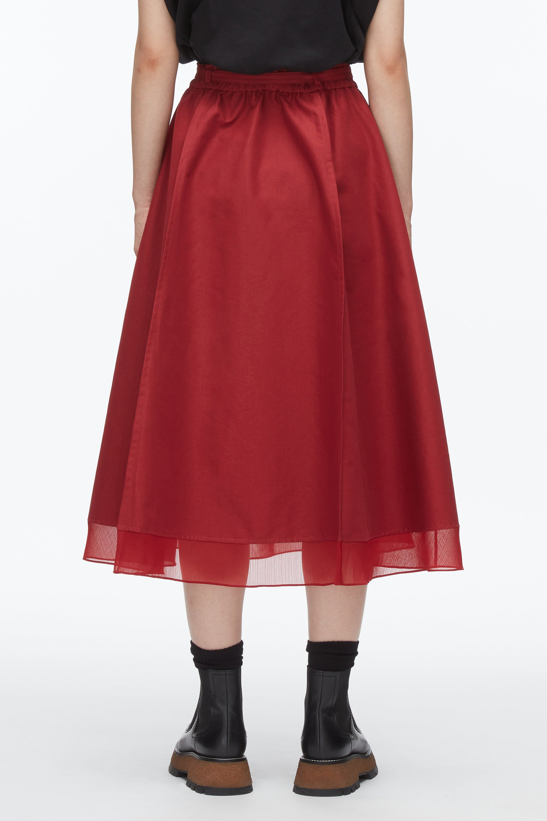 Belted Midi Skirt - 5