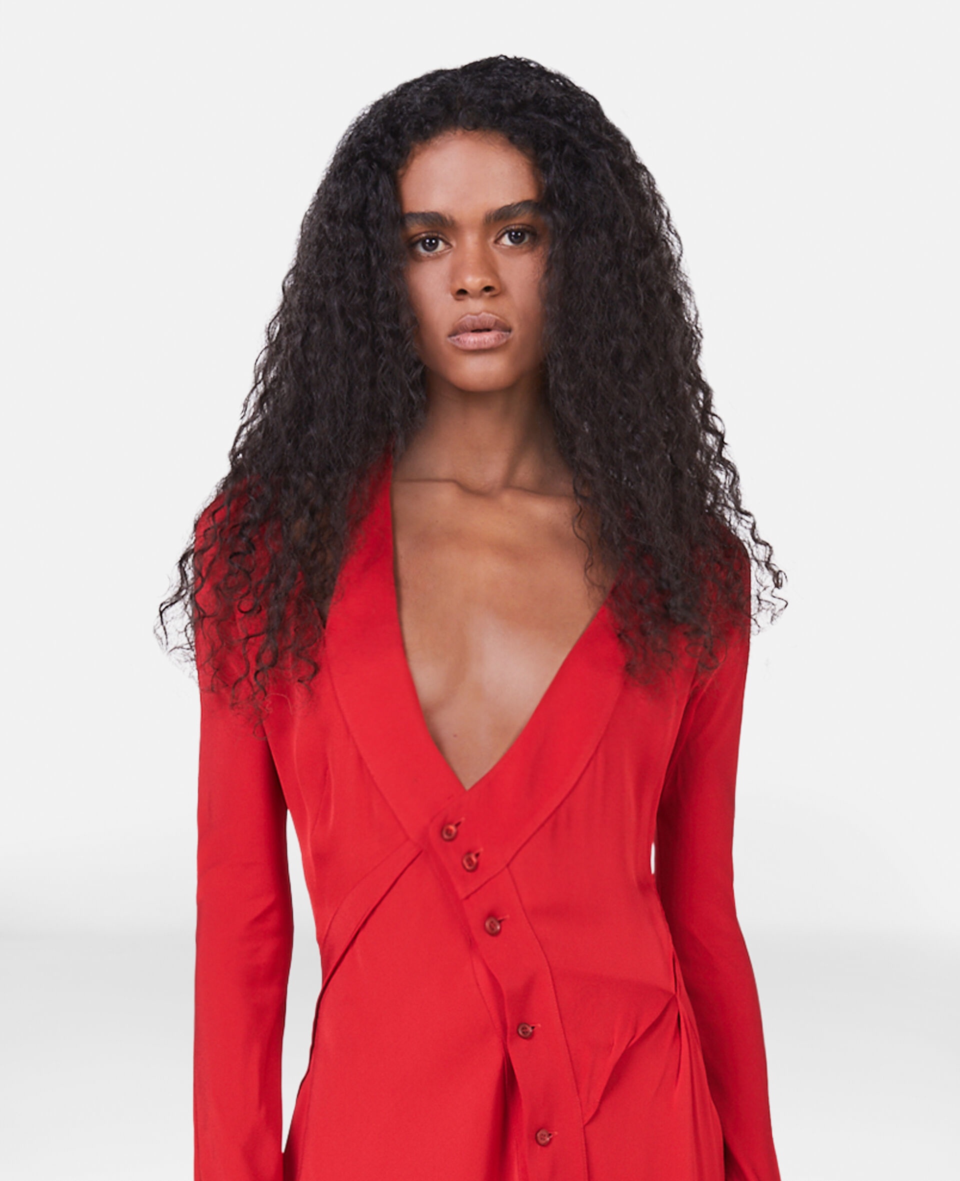 Asymmetric Seam Cut-Out Dress - 4