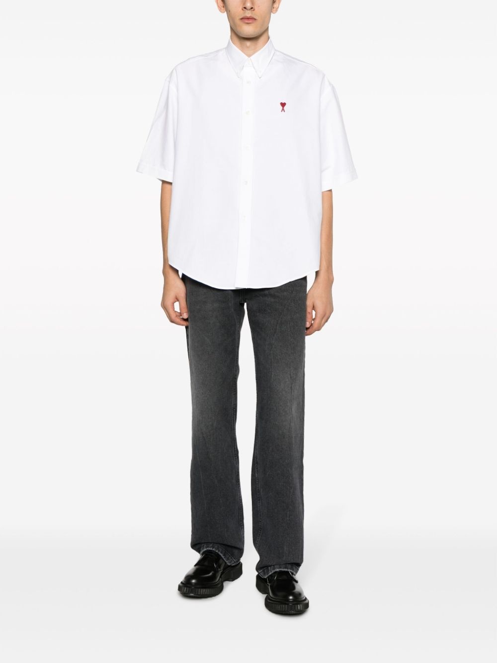 mid-rise straight-leg jeans - 2