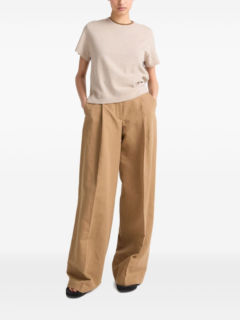 Yves Salomon fine-knit T-shirt outlook