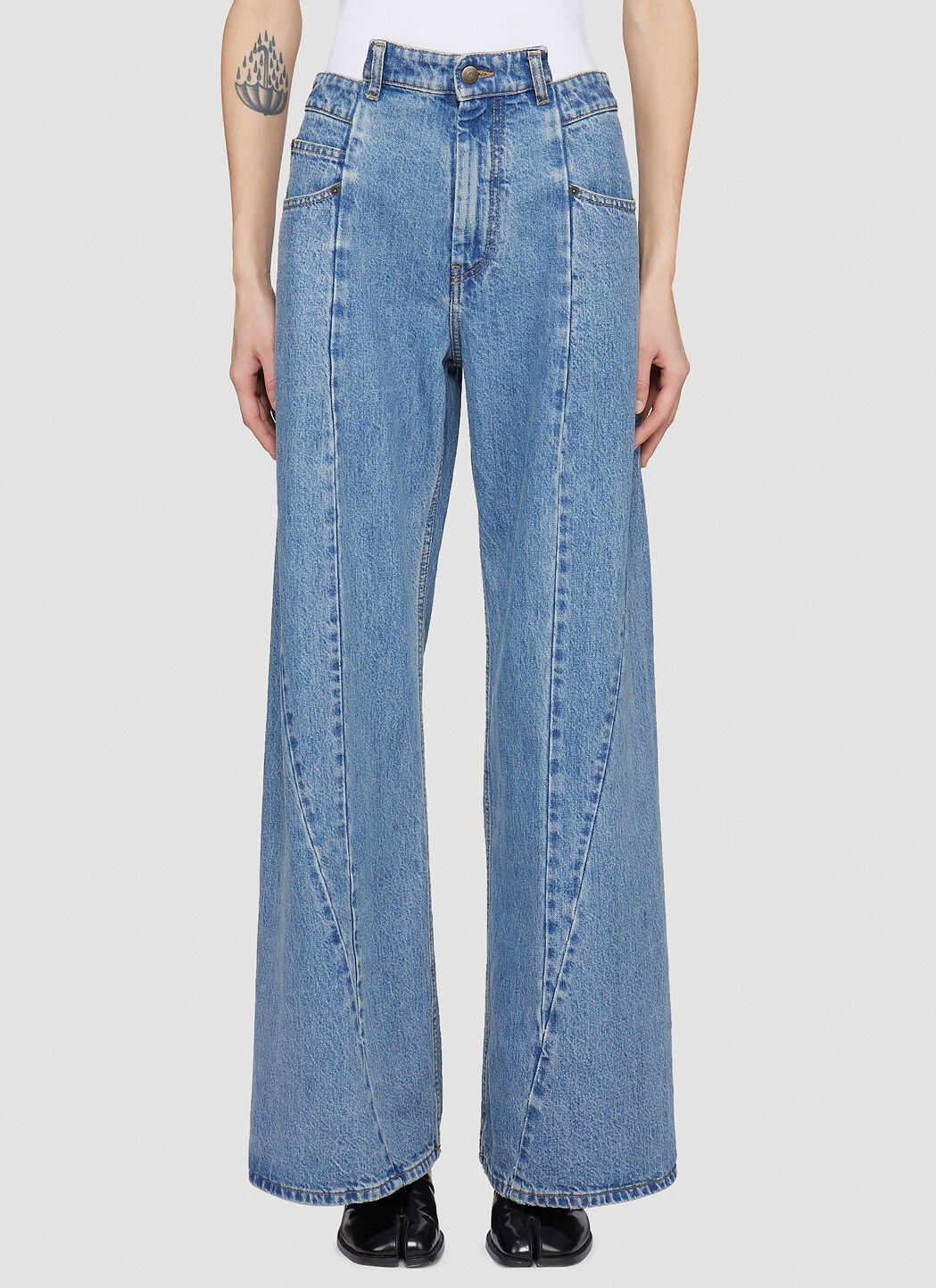Wide-Leg Jeans - 1