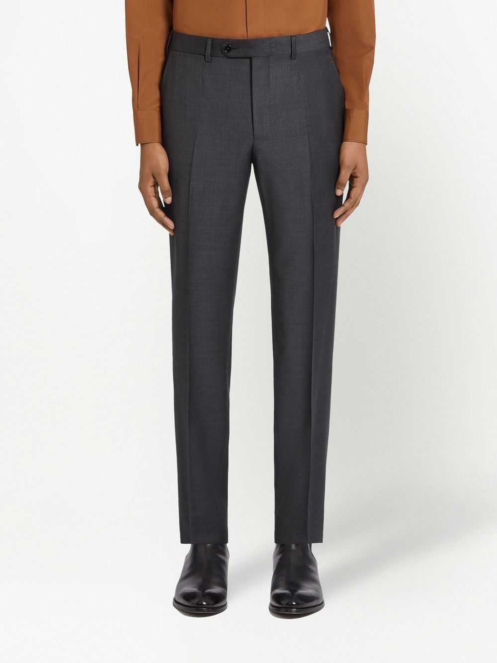 Trofeo single-breasted wool suit - 4