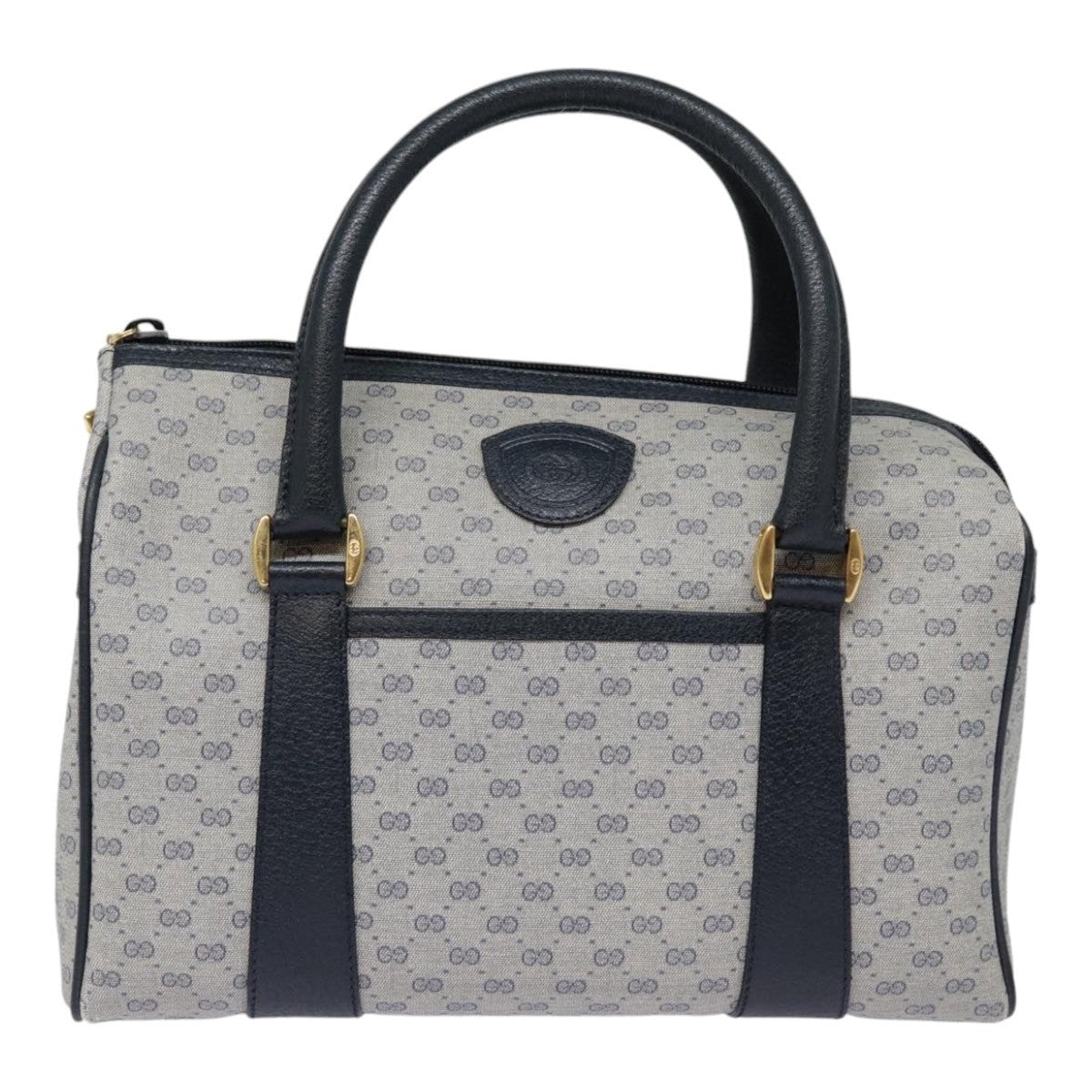GUCCI Micro GG Supreme Hand Bag Pvc Navy Gold 000 40 000 40 - 13