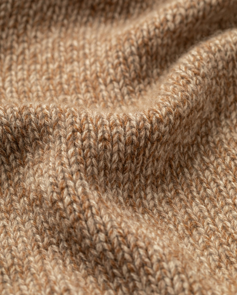 Keill Natural Marl Cashmere Triangle 5