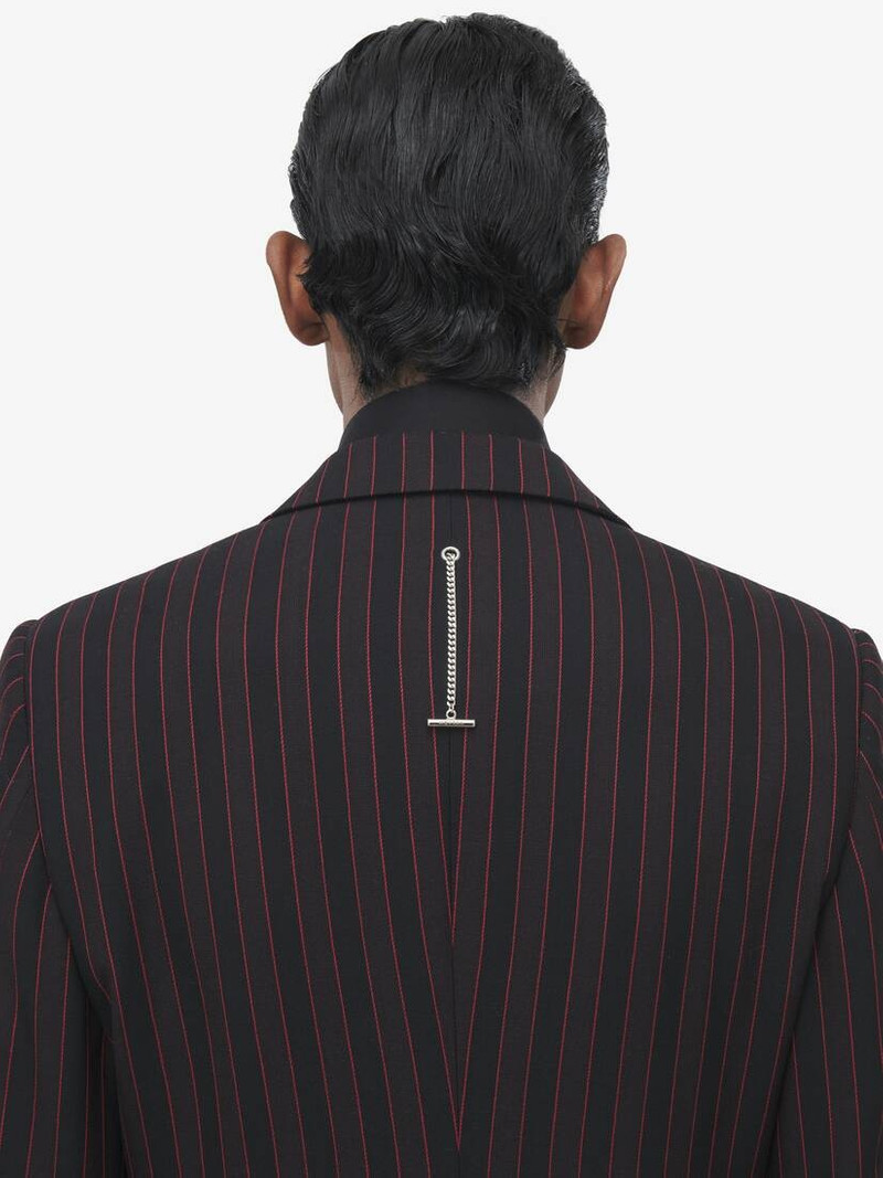 Shadow Stripe Single-breasted Jacket 6