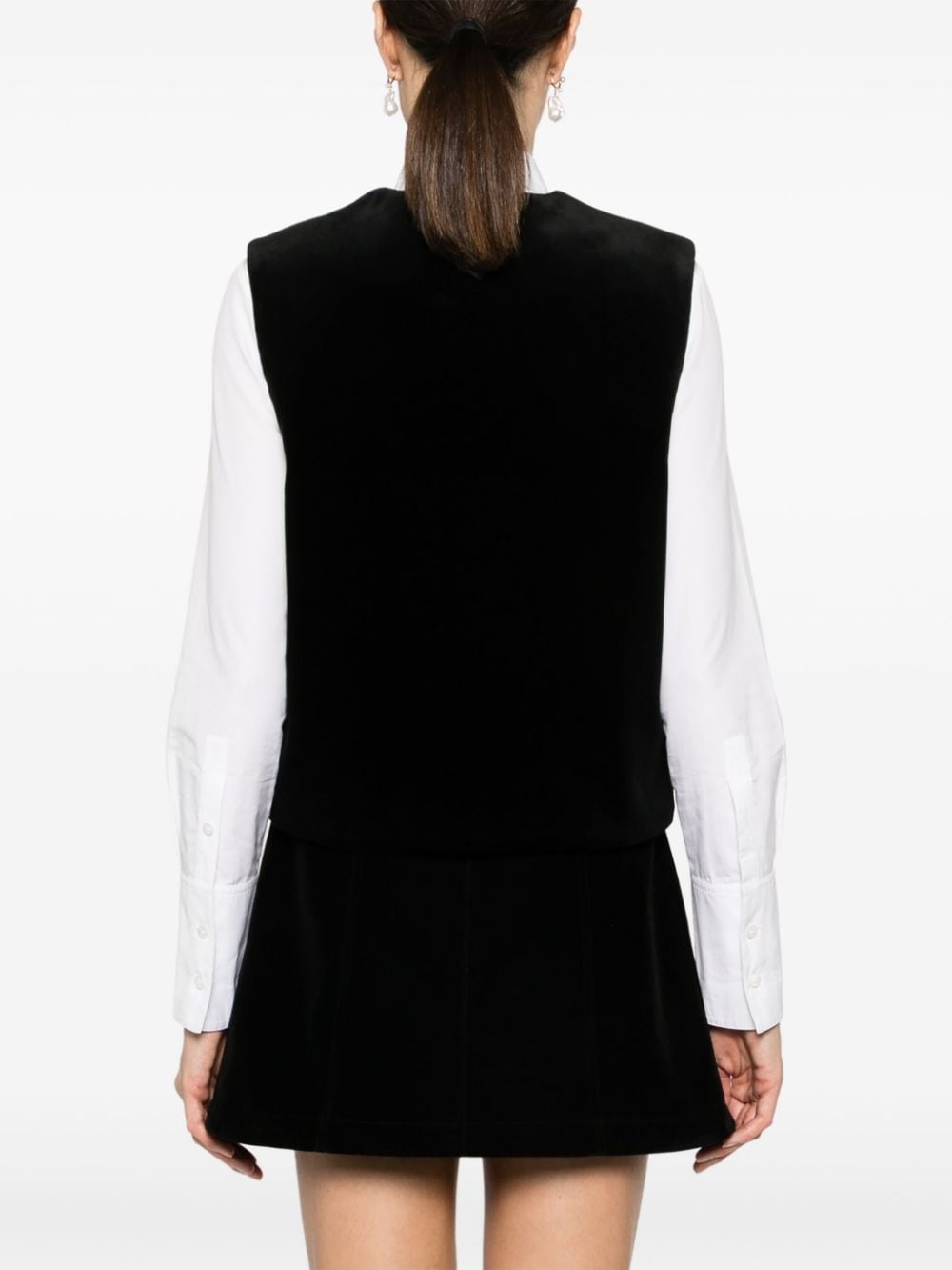 Jealousy Gliss velvet waistcoat - 4