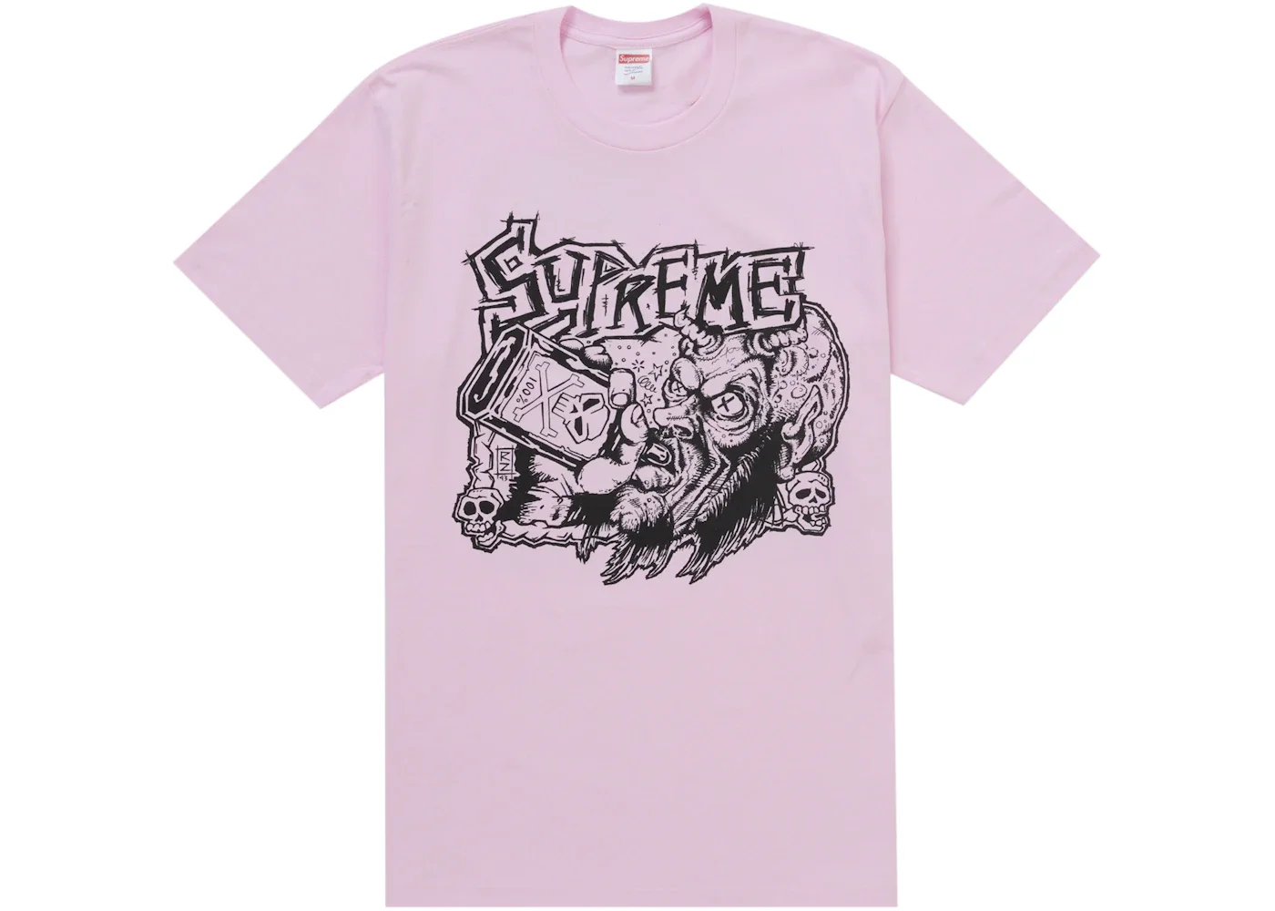 Supreme Fuckin Blowout Tee Light Pink - 1