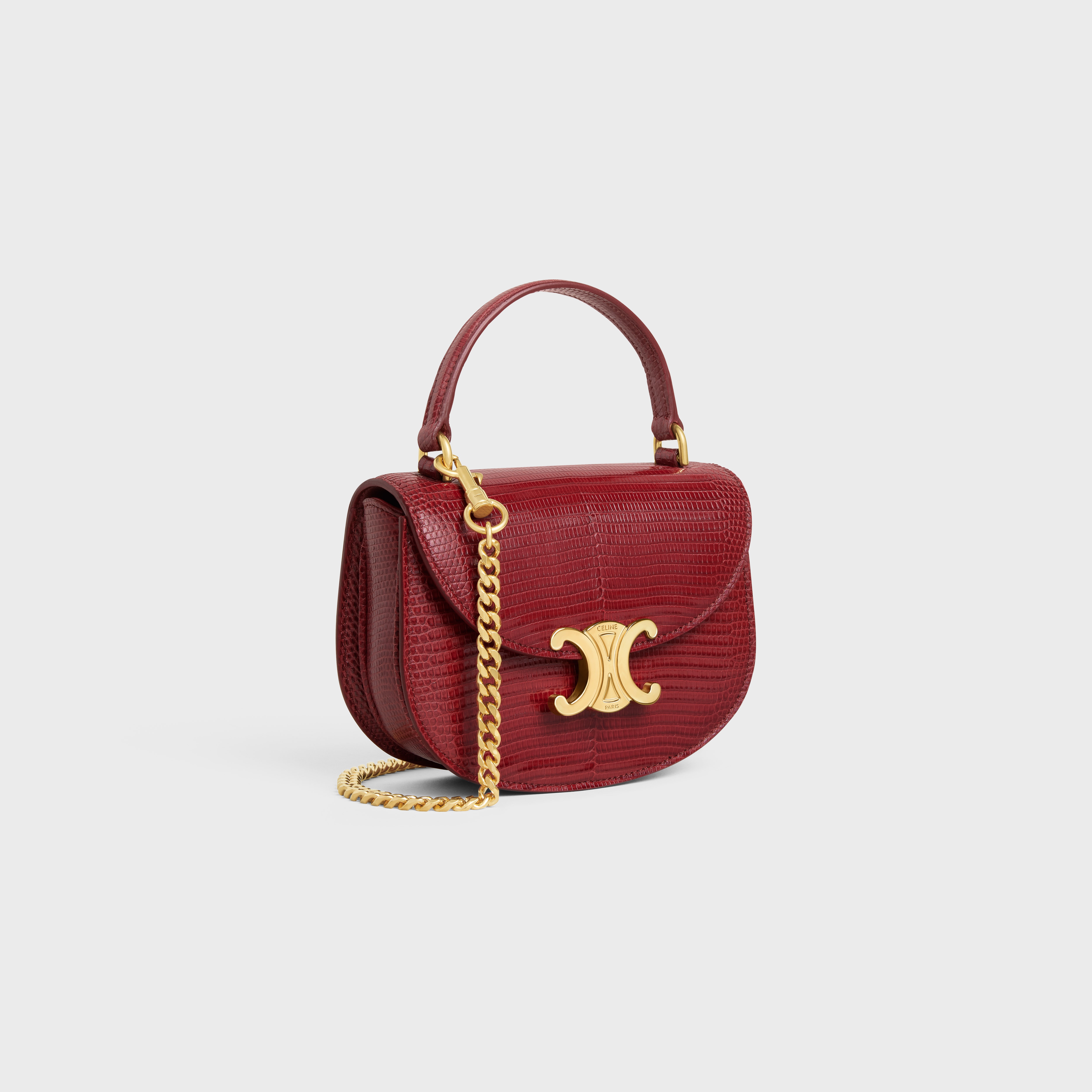 MINI CHAIN BESACE CLEA in LIZARD - 2