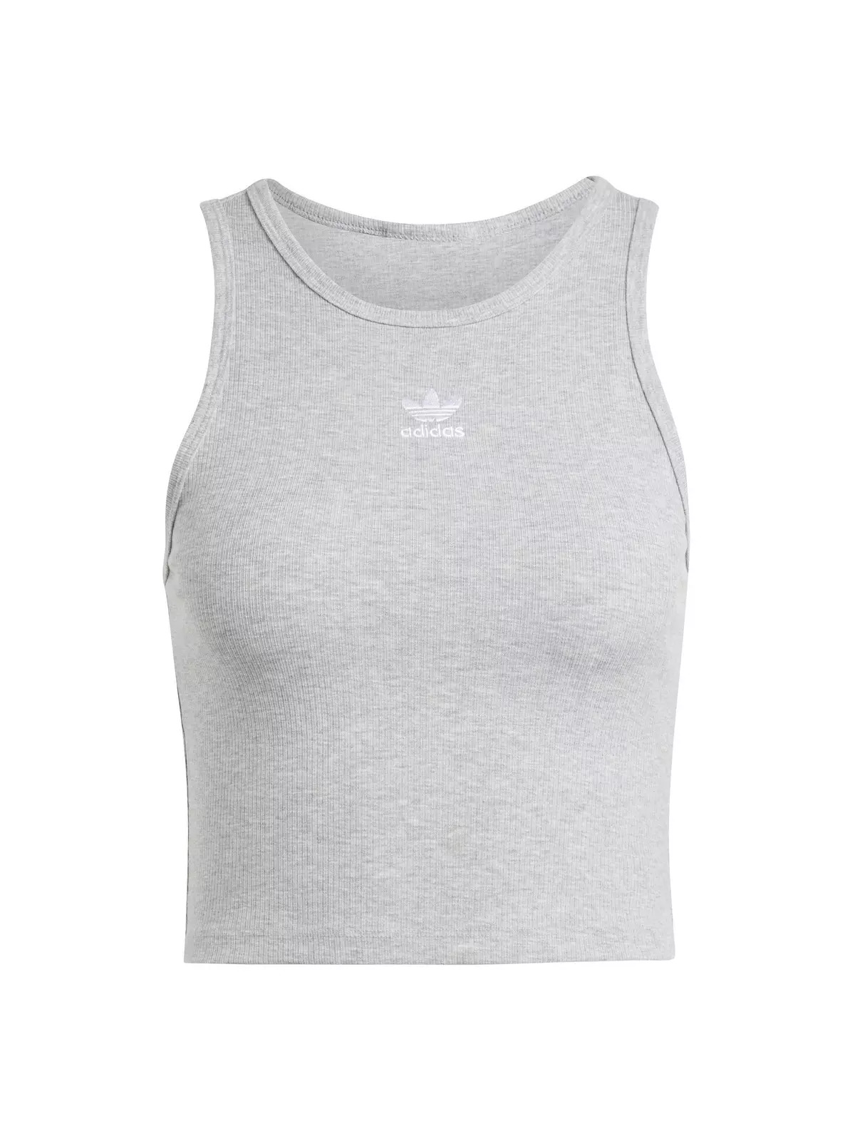 Originals Women's Essentials Ribbed Tank Top-Grey - 6