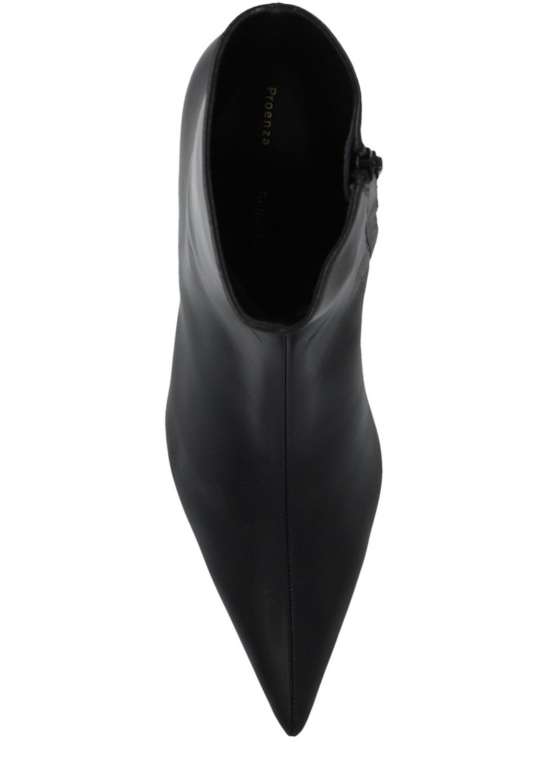 Spike pointed-toe 발목 부츠 5