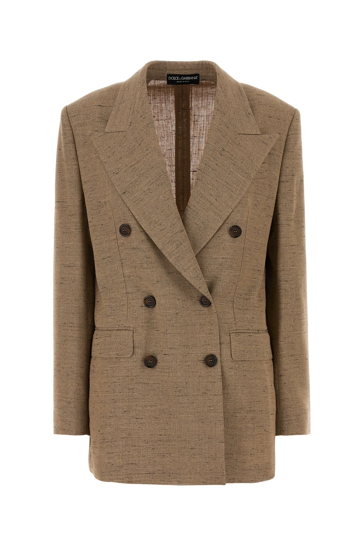 Biscuit tweed blazer - 1