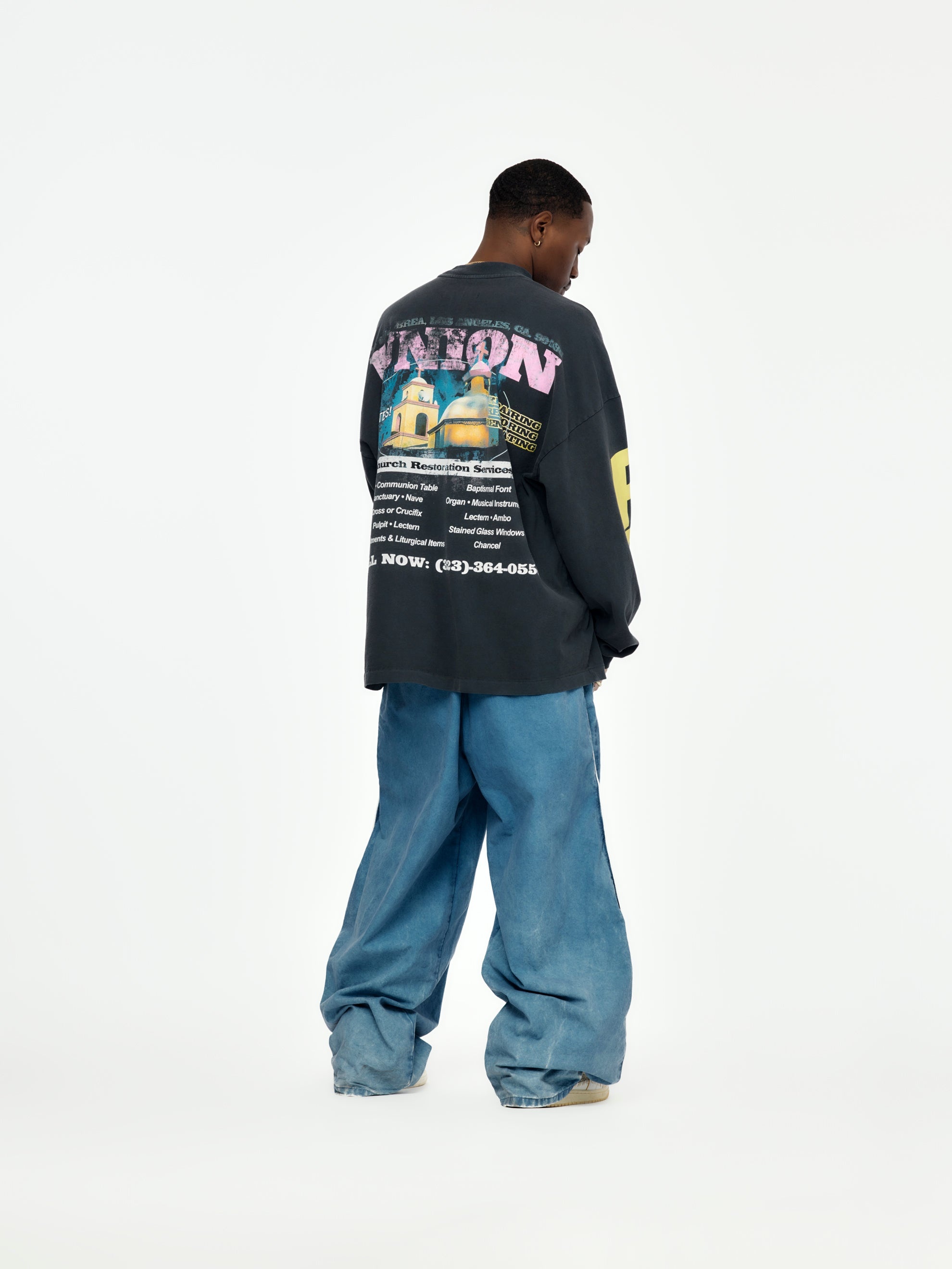 BABYLON MYSTERY LS TEE  (VINTAGE BLACK) - 5