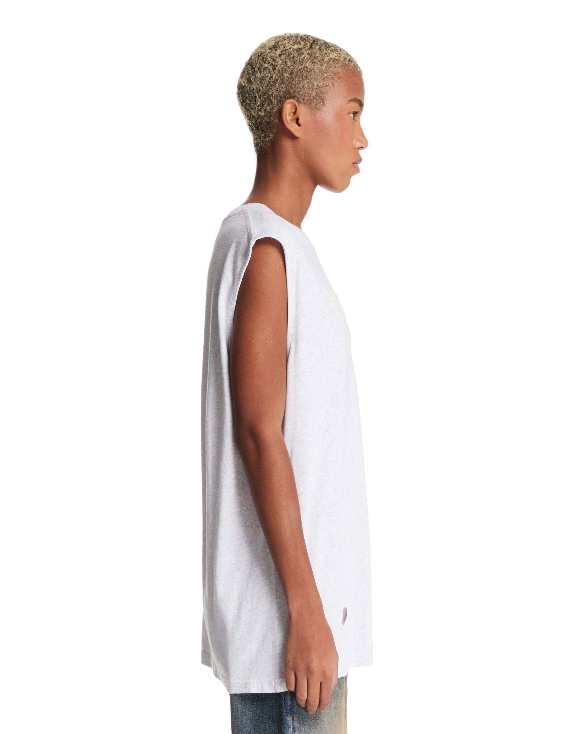 Gray Logo-Embossed Top - 5