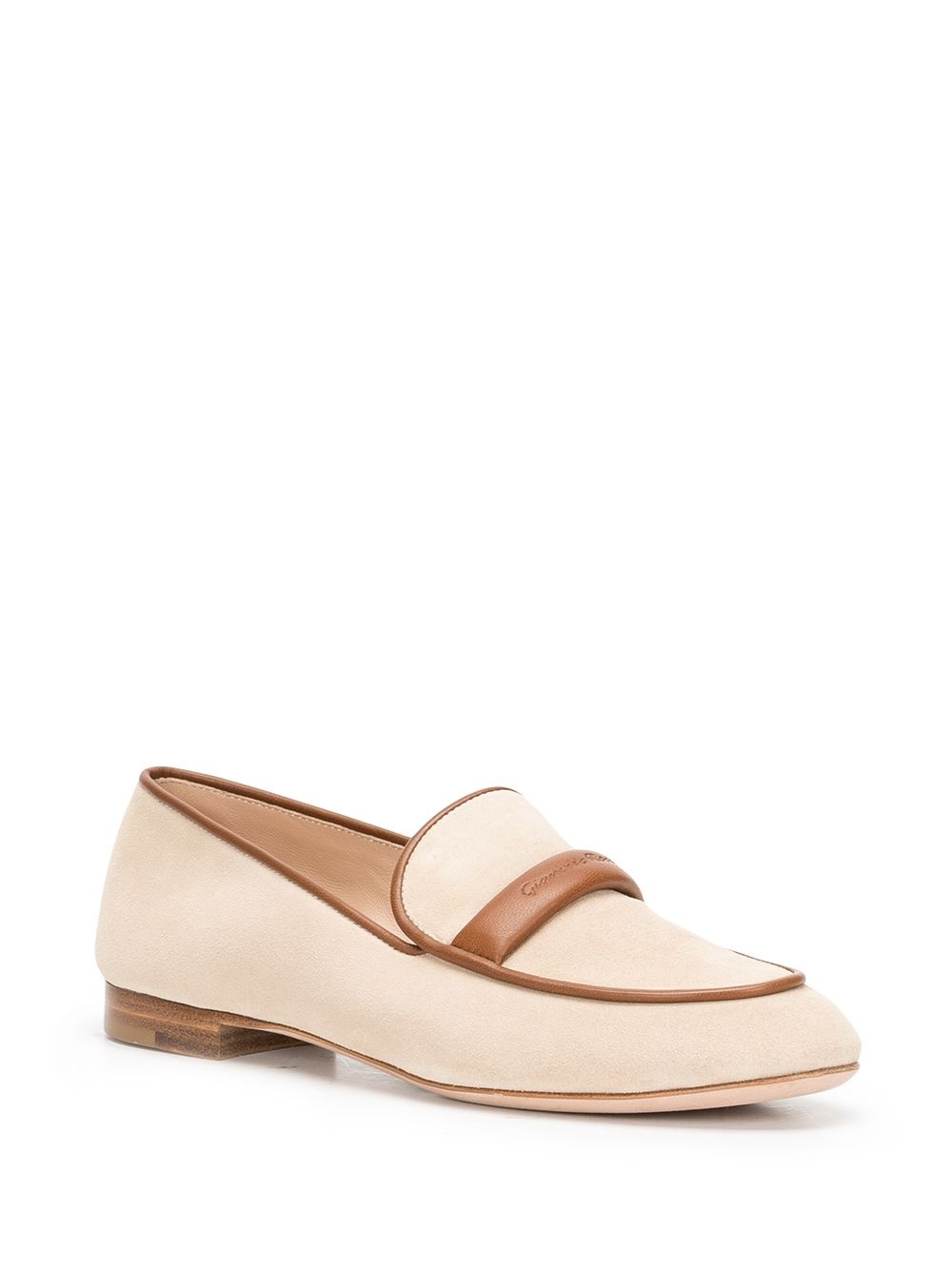 round-toe penny loafers - 2