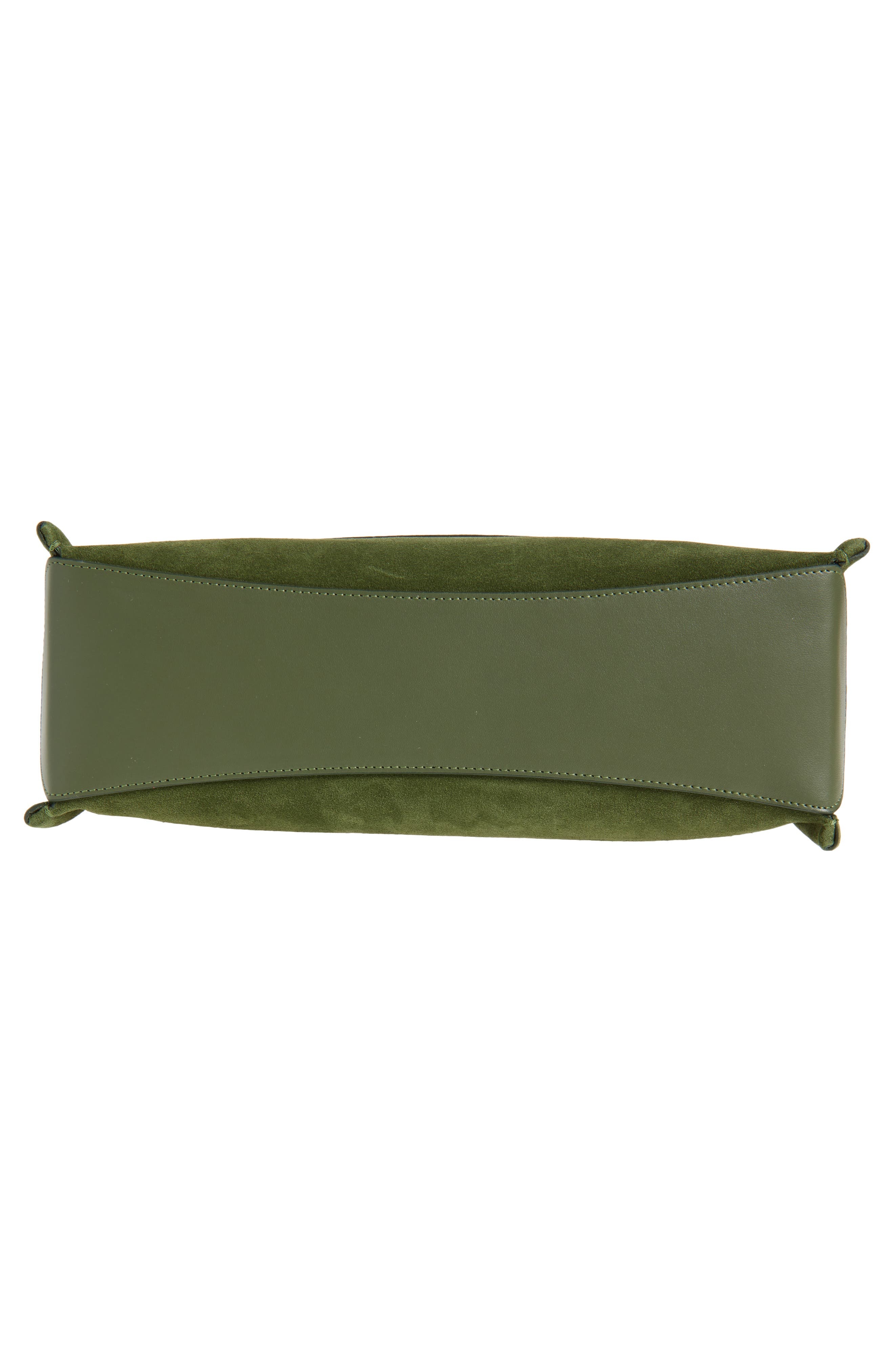 JW Anderson Medium Loafer Leather Shoulder Bag in Khaki 575 at Nordstrom - 6